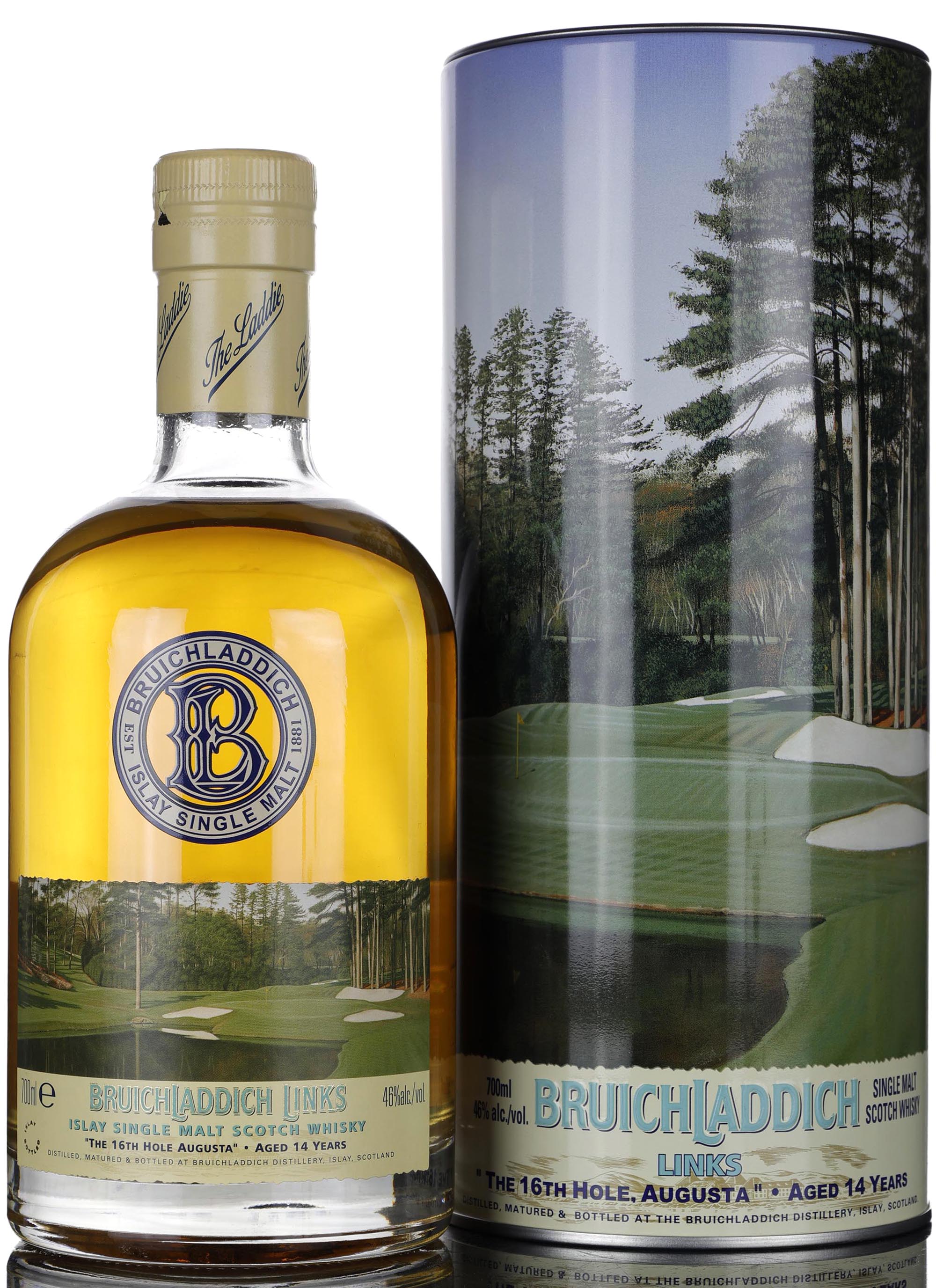 Bruichladdich 14 Year Old - Links Golf Courses - The 16th Hole Augusta