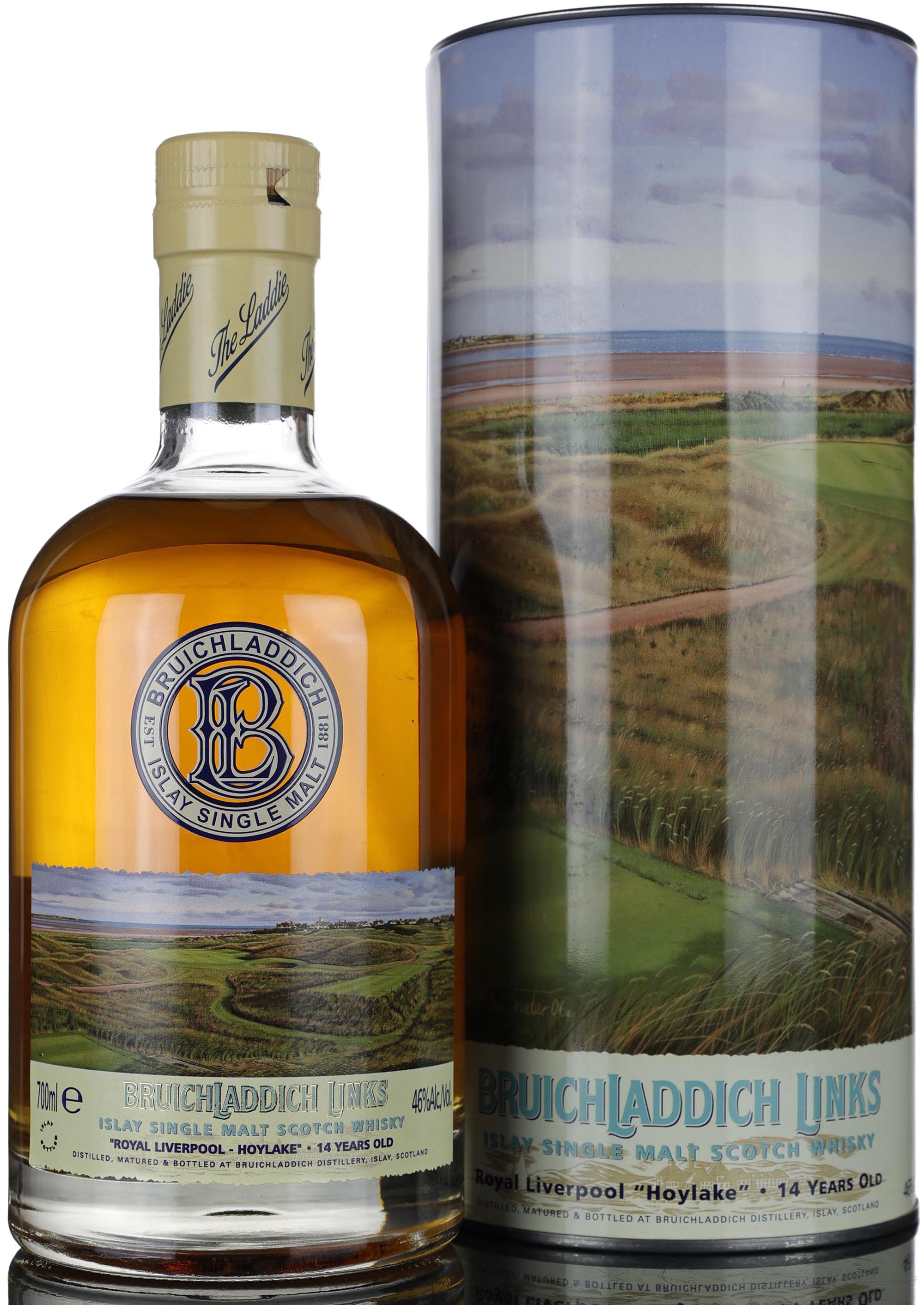 Bruichladdich 14 Year Old - Links Golf Courses - Royal Liverpool Hoylake