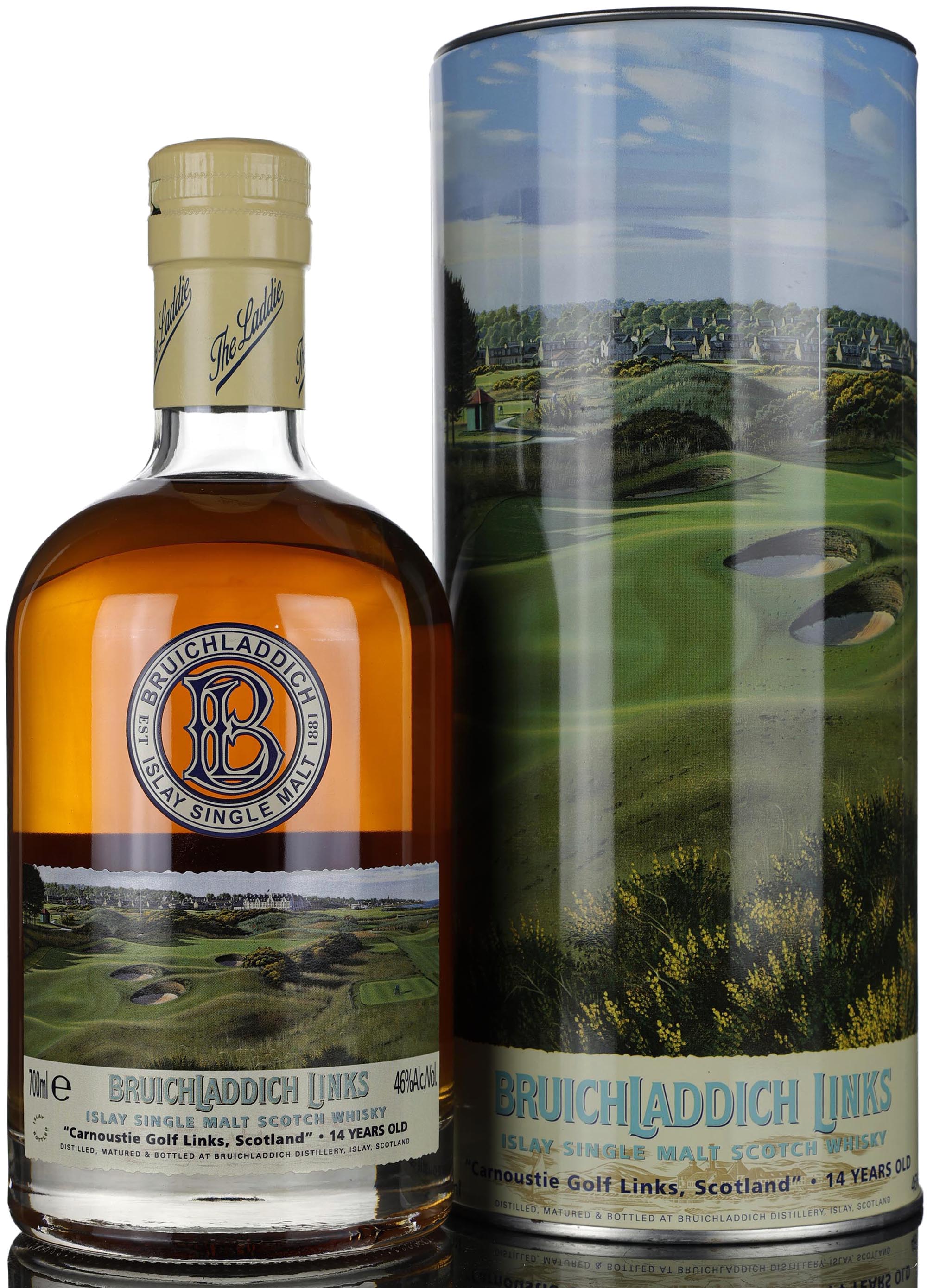 Bruichladdich 14 Year Old - Links Golf Courses - Carnoustie Golf Links Scotland