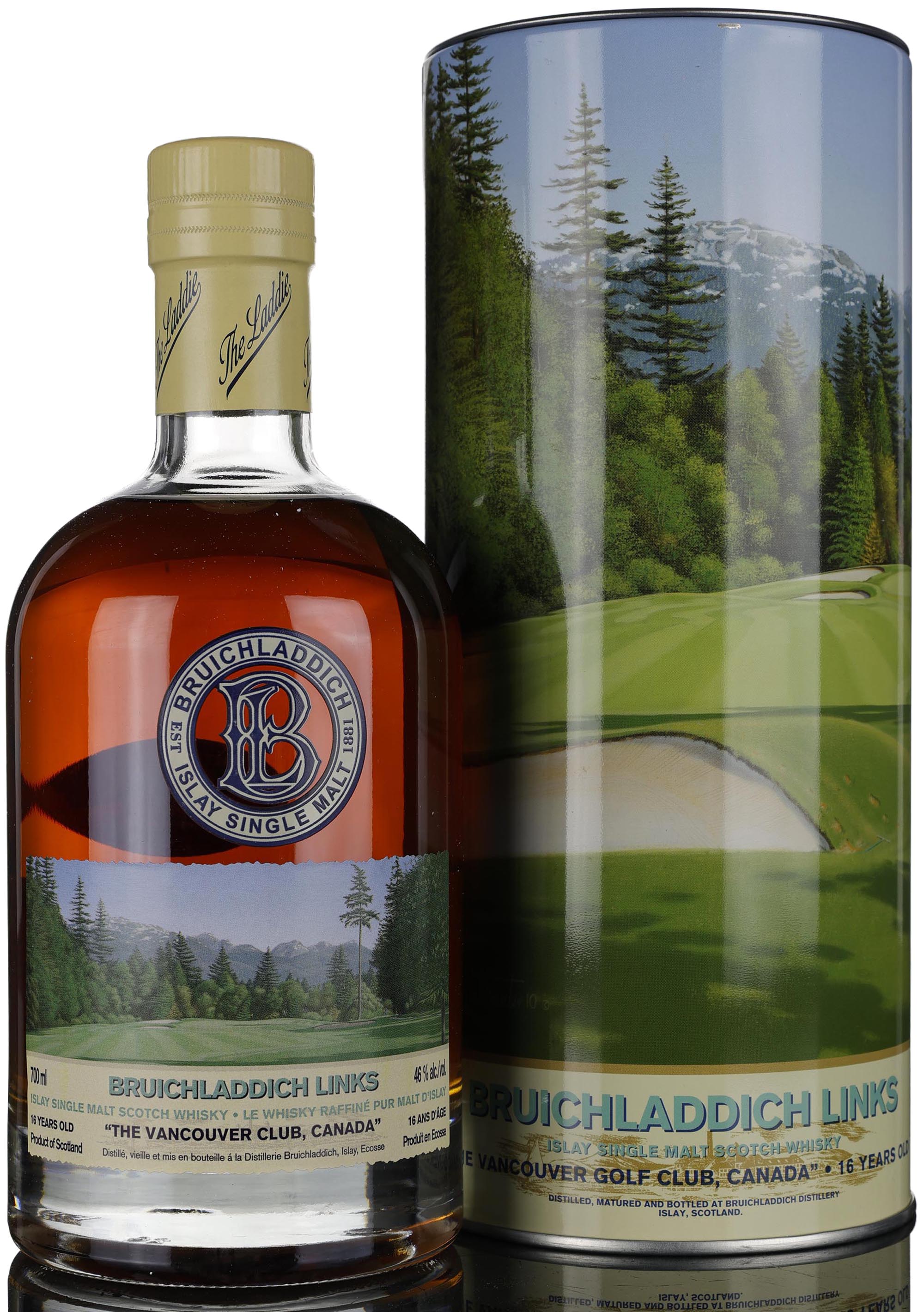 Bruichladdich 16 Year Old - Links Golf Courses - The Vancouver Club Canada