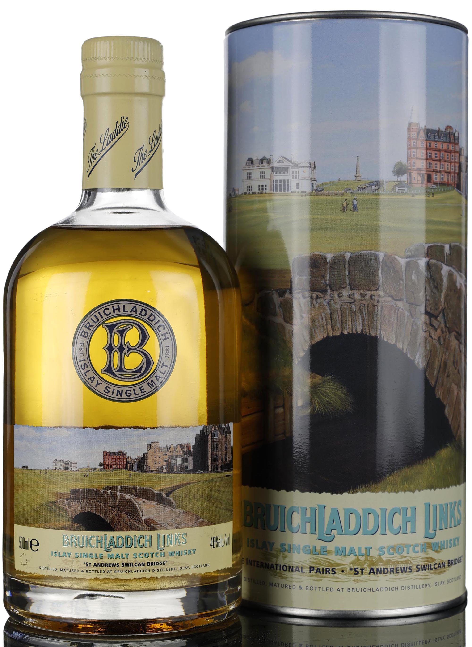 Bruichladdich Links Golf Courses - St Andrews Swilcan Bridge - Half Litre