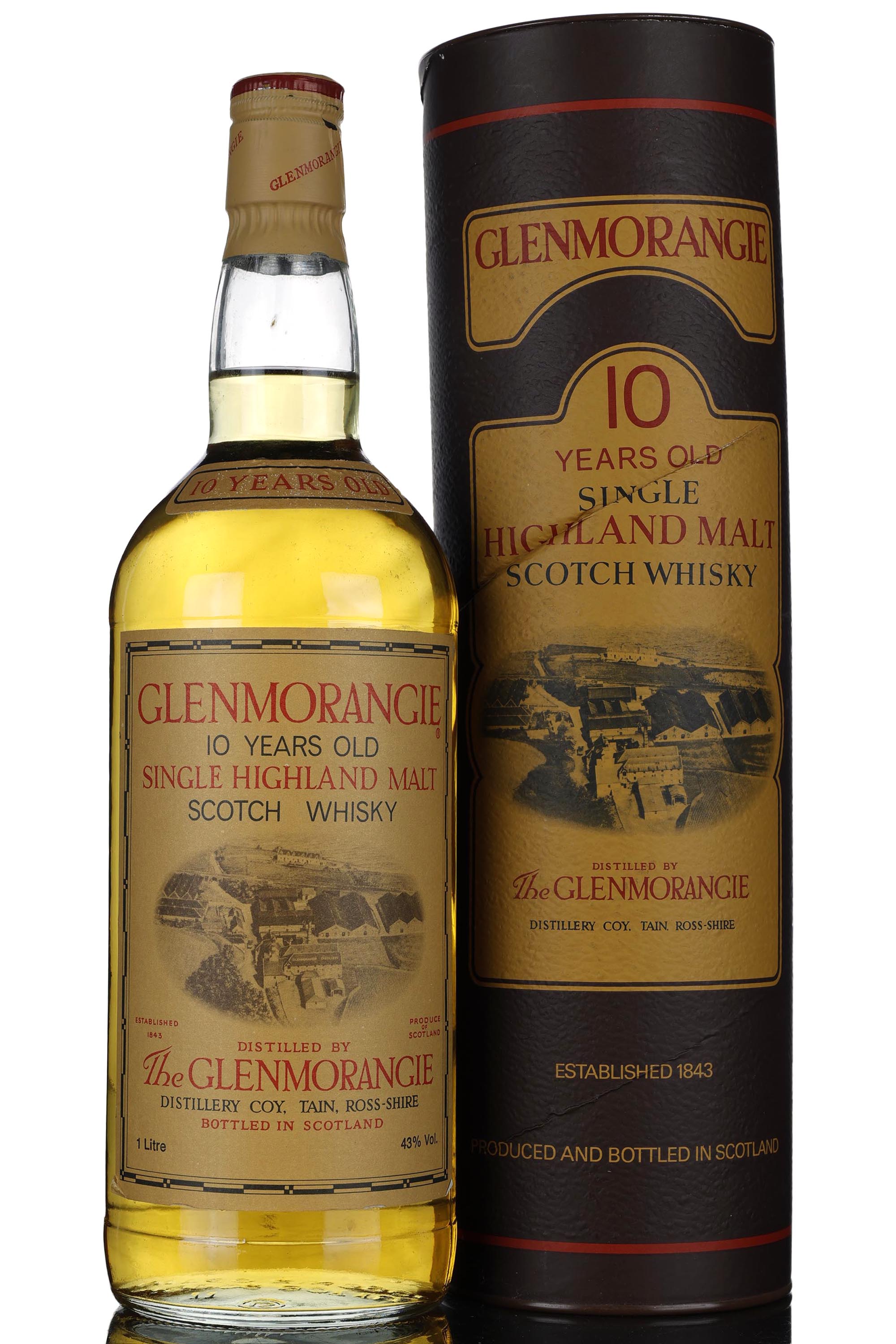 Glenmorangie 10 Year Old - Circa 1990 - 1 Litre