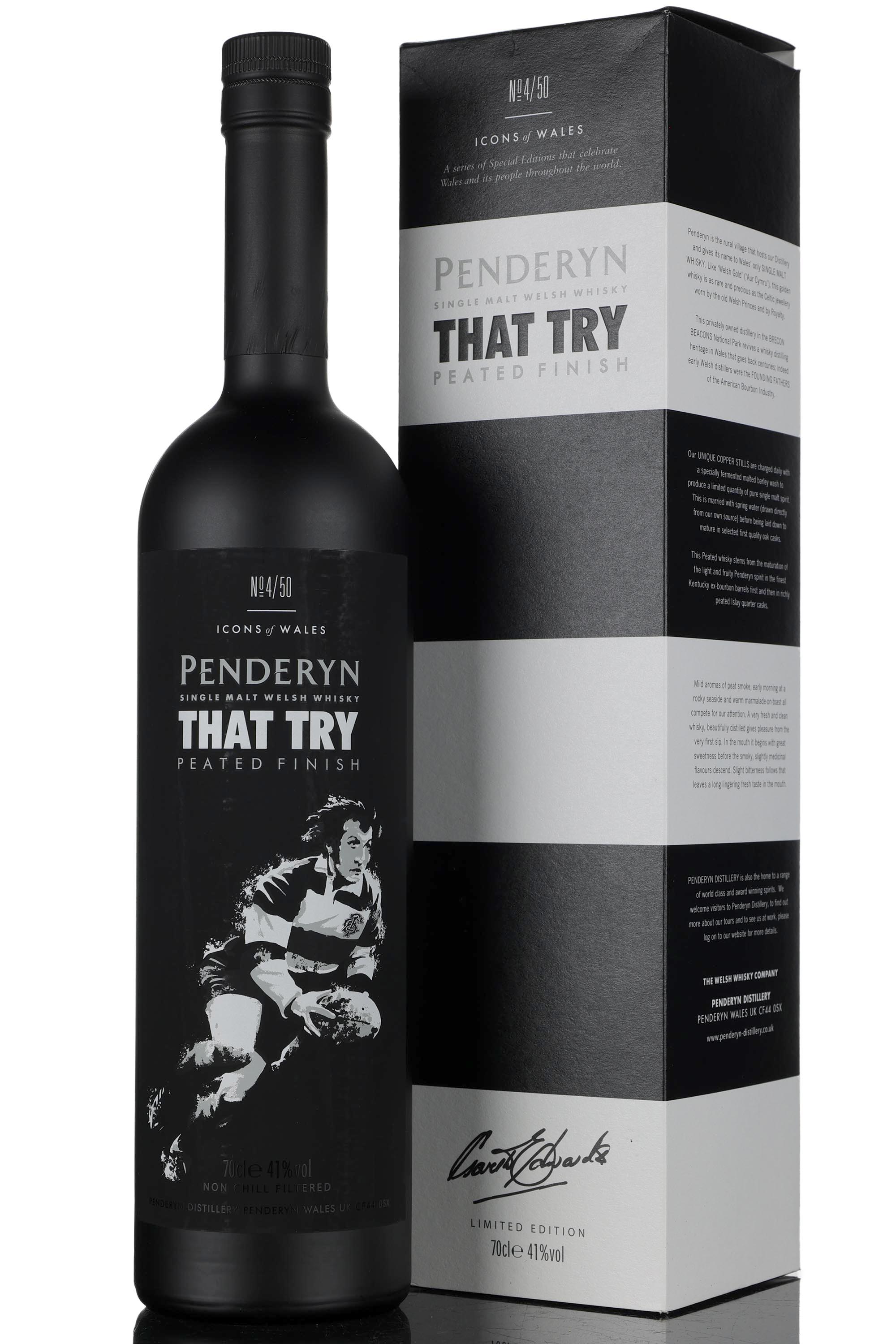 Penderyn Icons Of Wales - That Try No. 4/50