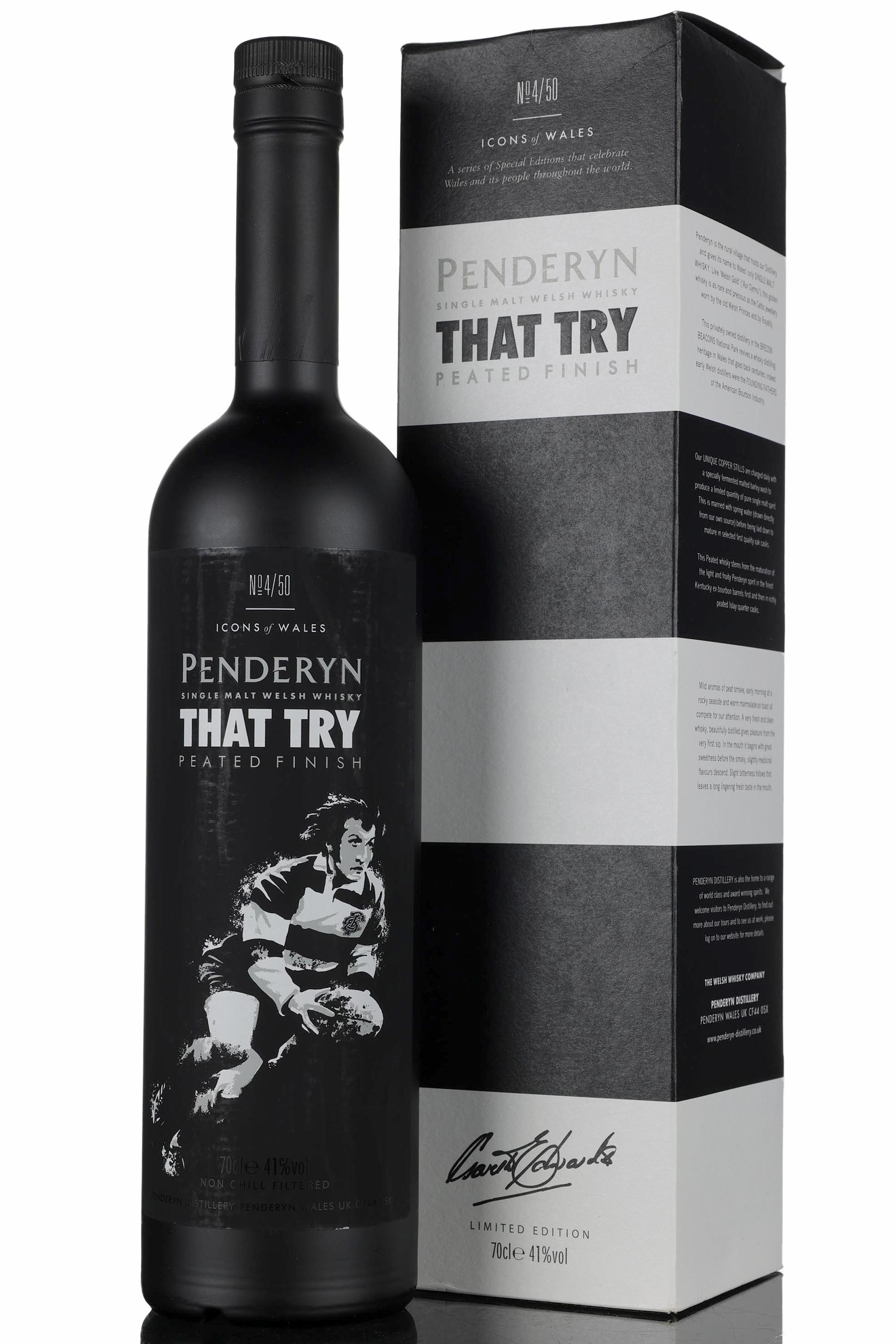 Penderyn Icons Of Wales - That Try No. 4/50