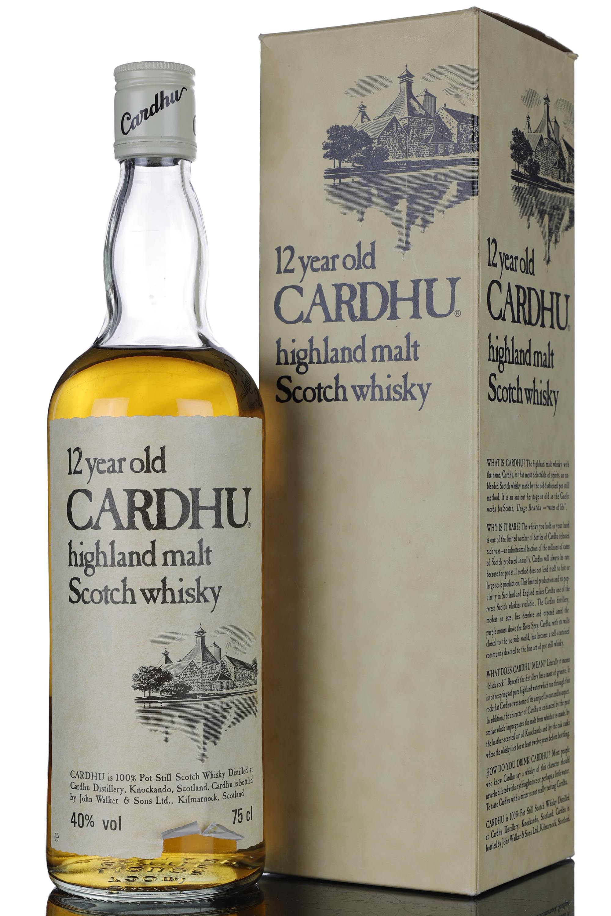 Cardhu 12 Year Old - 1981 Release