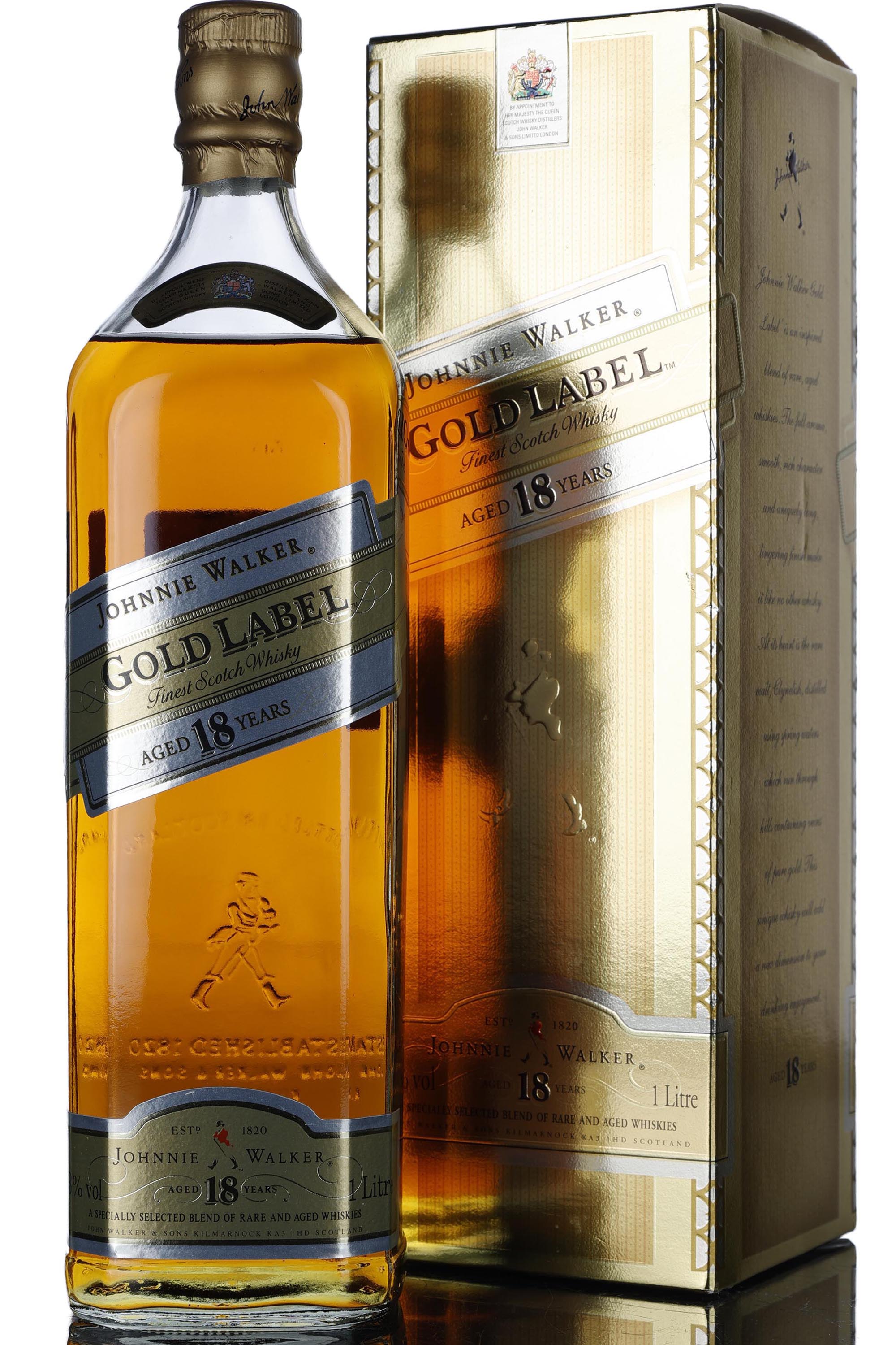Johnnie Walker 18 Year Old - Gold Label - 1 Litre