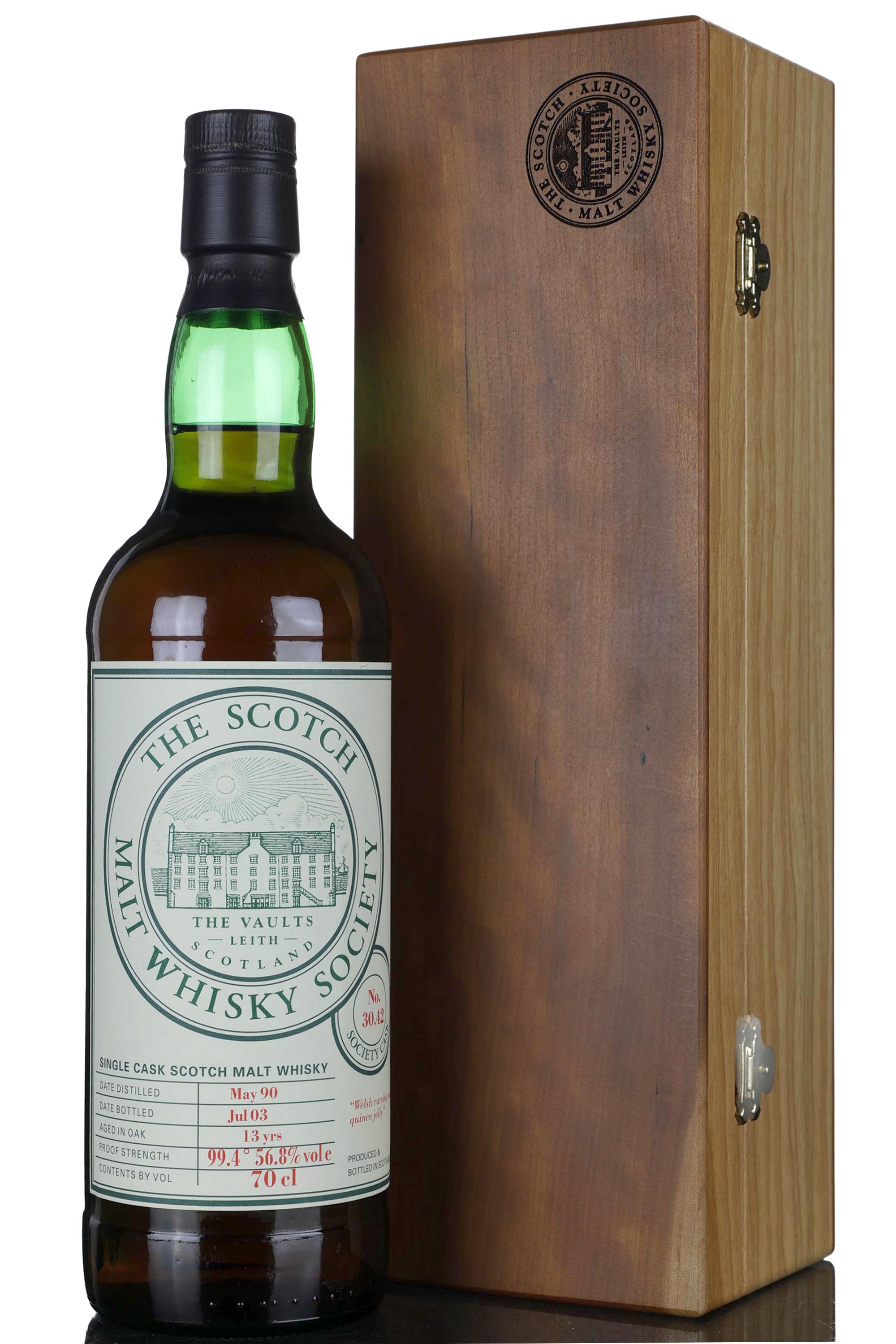 Glenrothes 1990-2003 - 13 Year Old - SMWS 30.42 - Welsh Rarebit & Quince Jelly