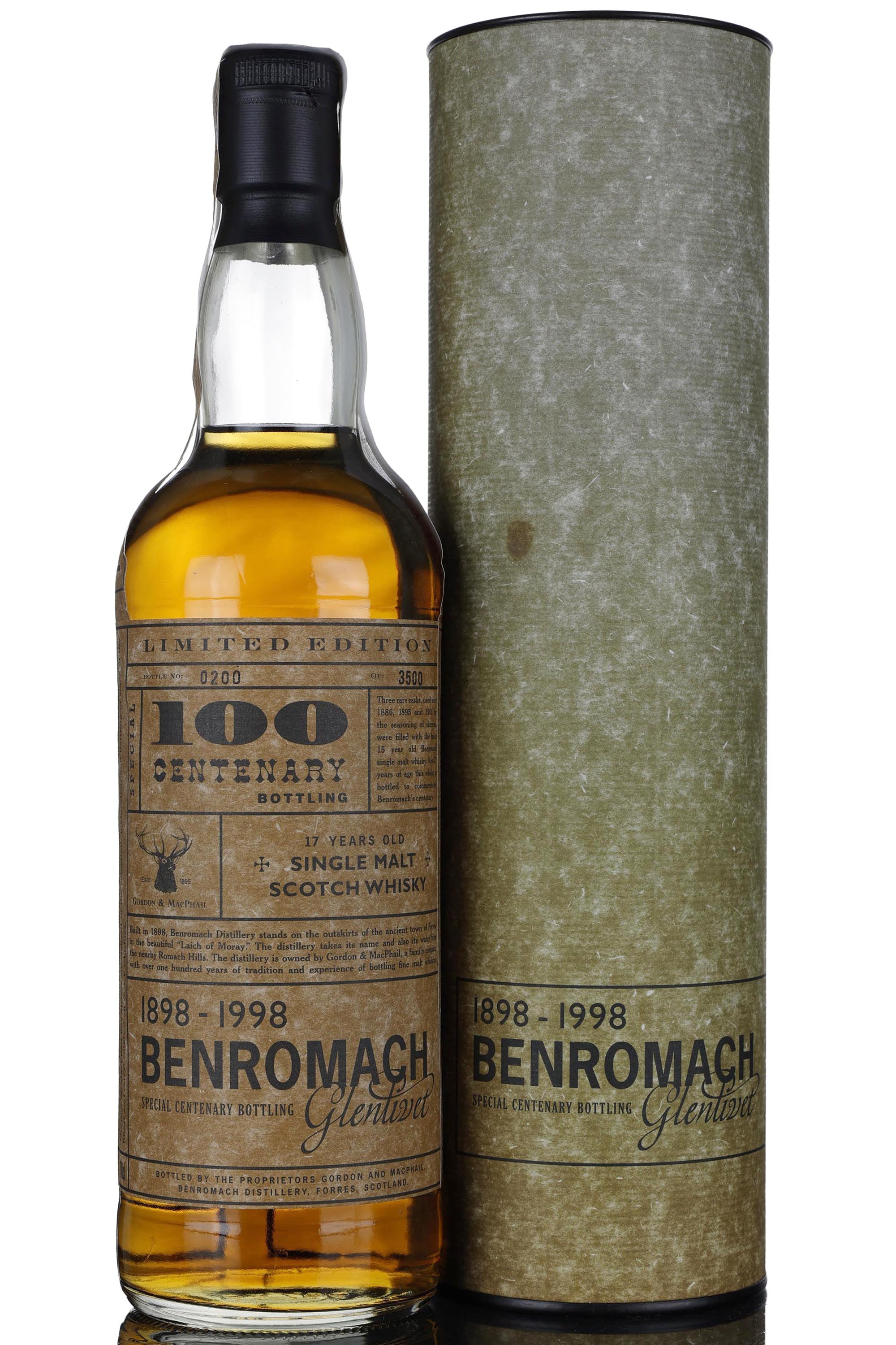 Benromach 17 Centenary 1898 - 1998
