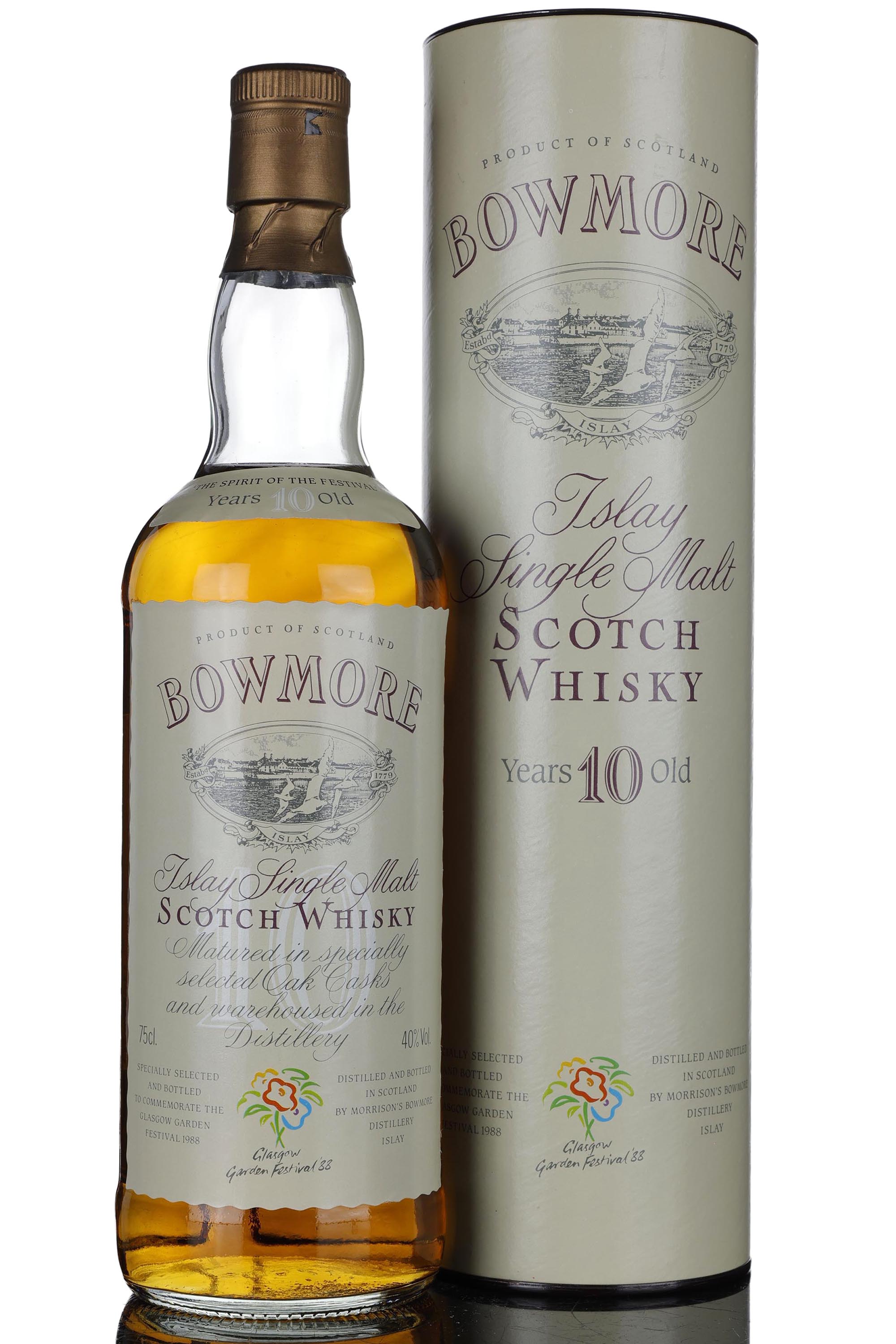 Bowmore 10 Year Old - Glasgow Garden Festival 1988