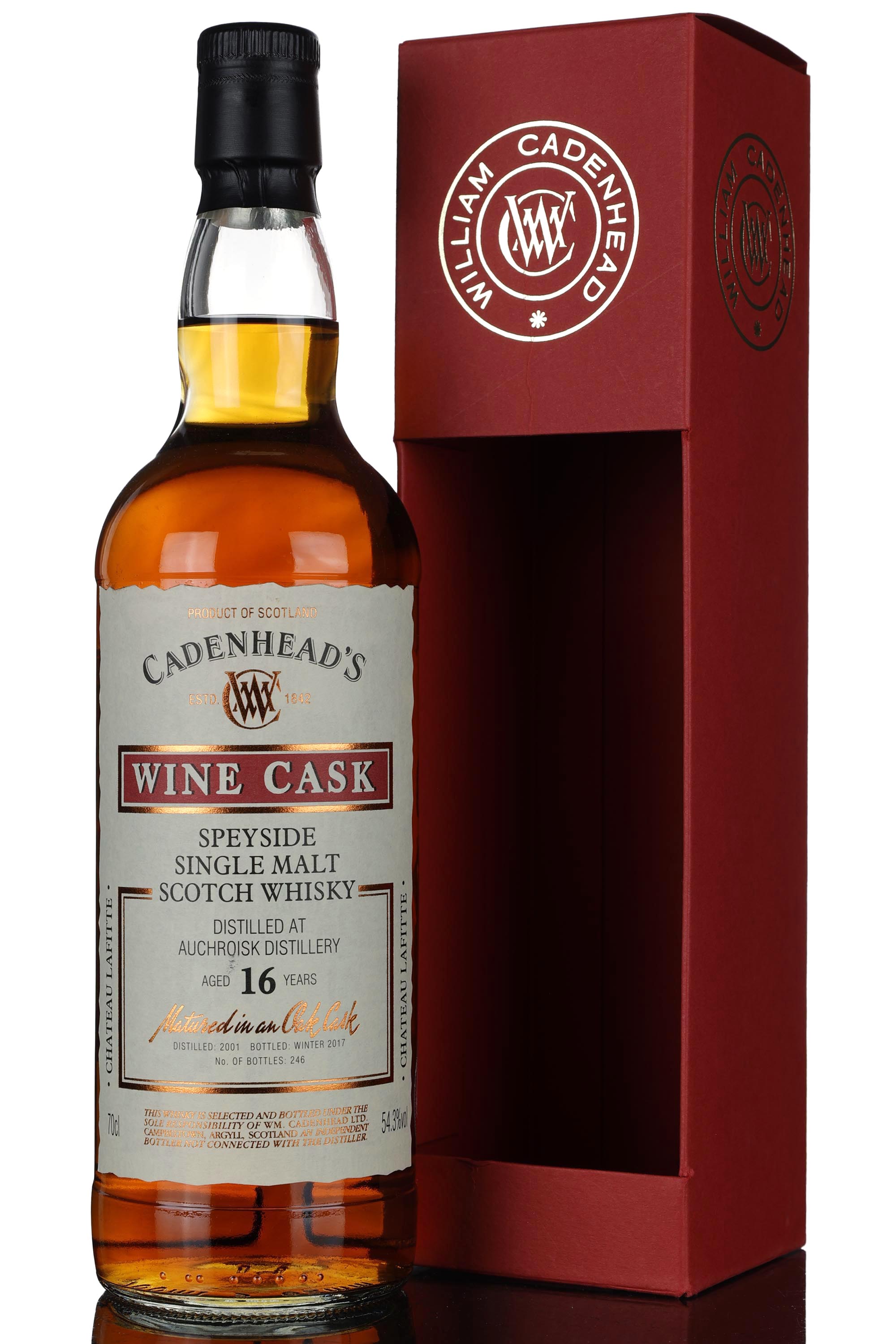 Auchroisk 2001-2017 - 16 Year Old - Cadenheads - Single Cask