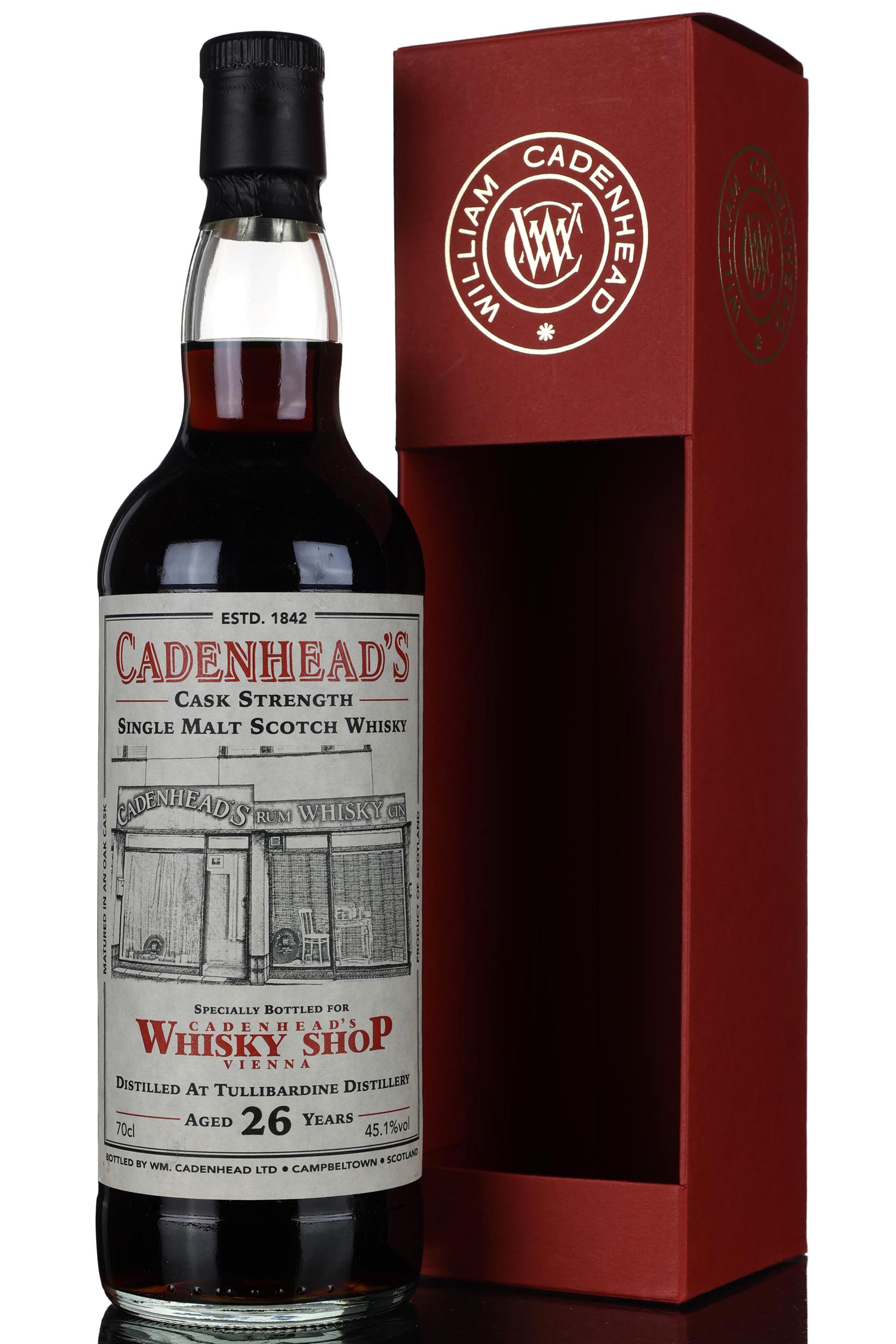 Tullibardine 1993-2019 - 26 Year Old - Cadenheads Whisky Shop Vienna - Single Cask