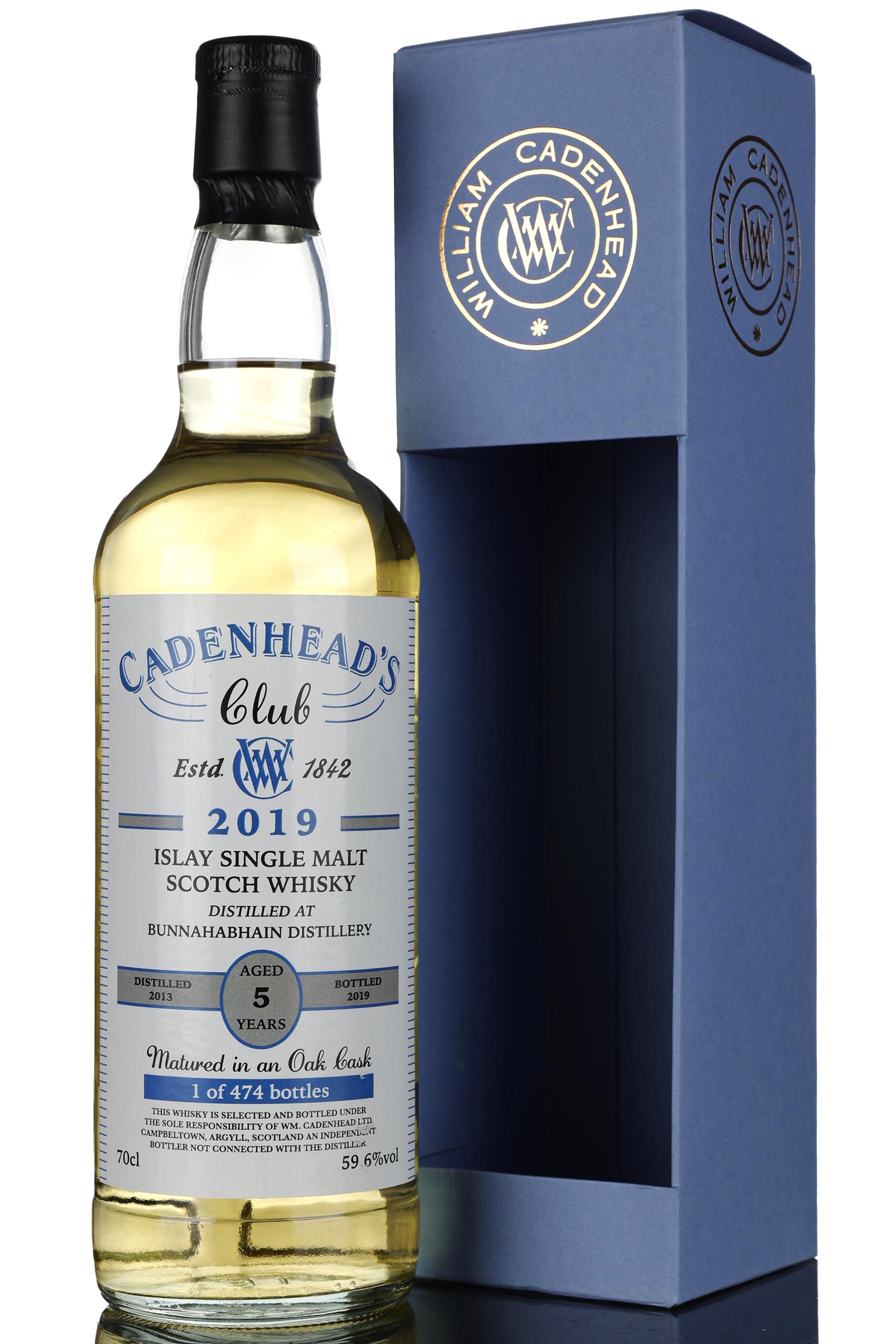 Bunnahabhain 2013-2019 - 5 Year Old - Cadenheads Club