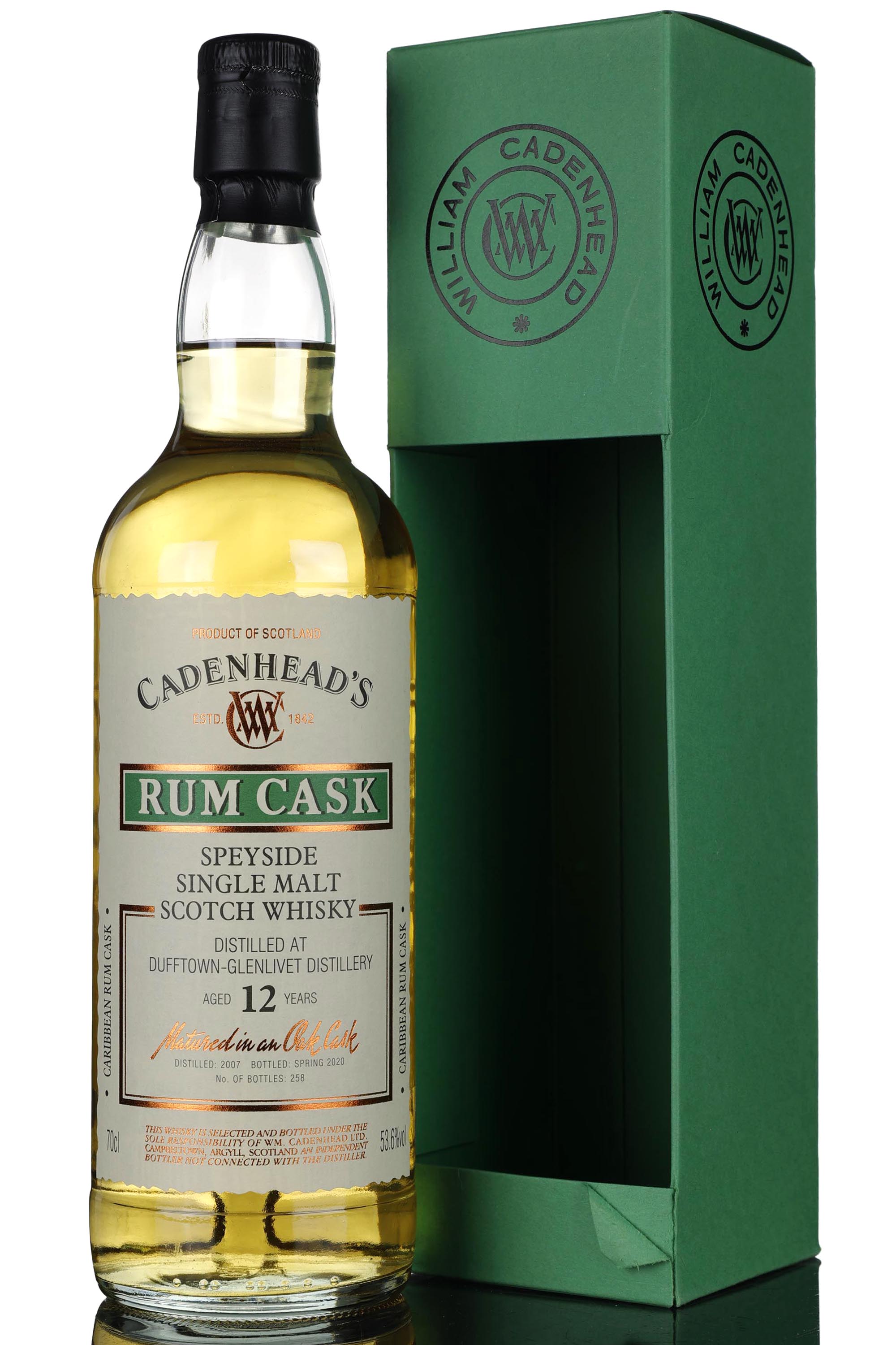 Dufftown 2007-2020 - 12 Year Old - Cadenheads - Single Cask