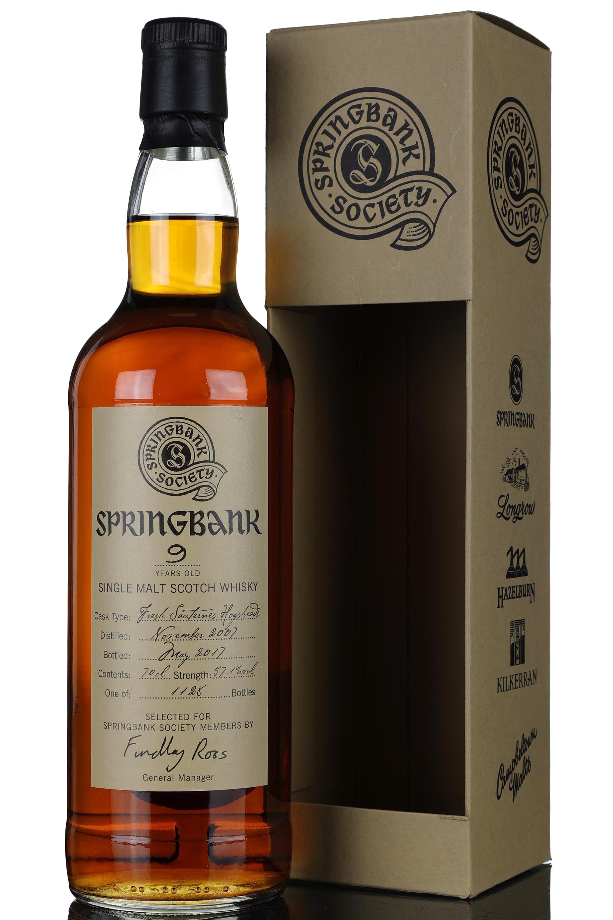 Springbank 2007-2017 - 9 Year Old - Society Exclusive