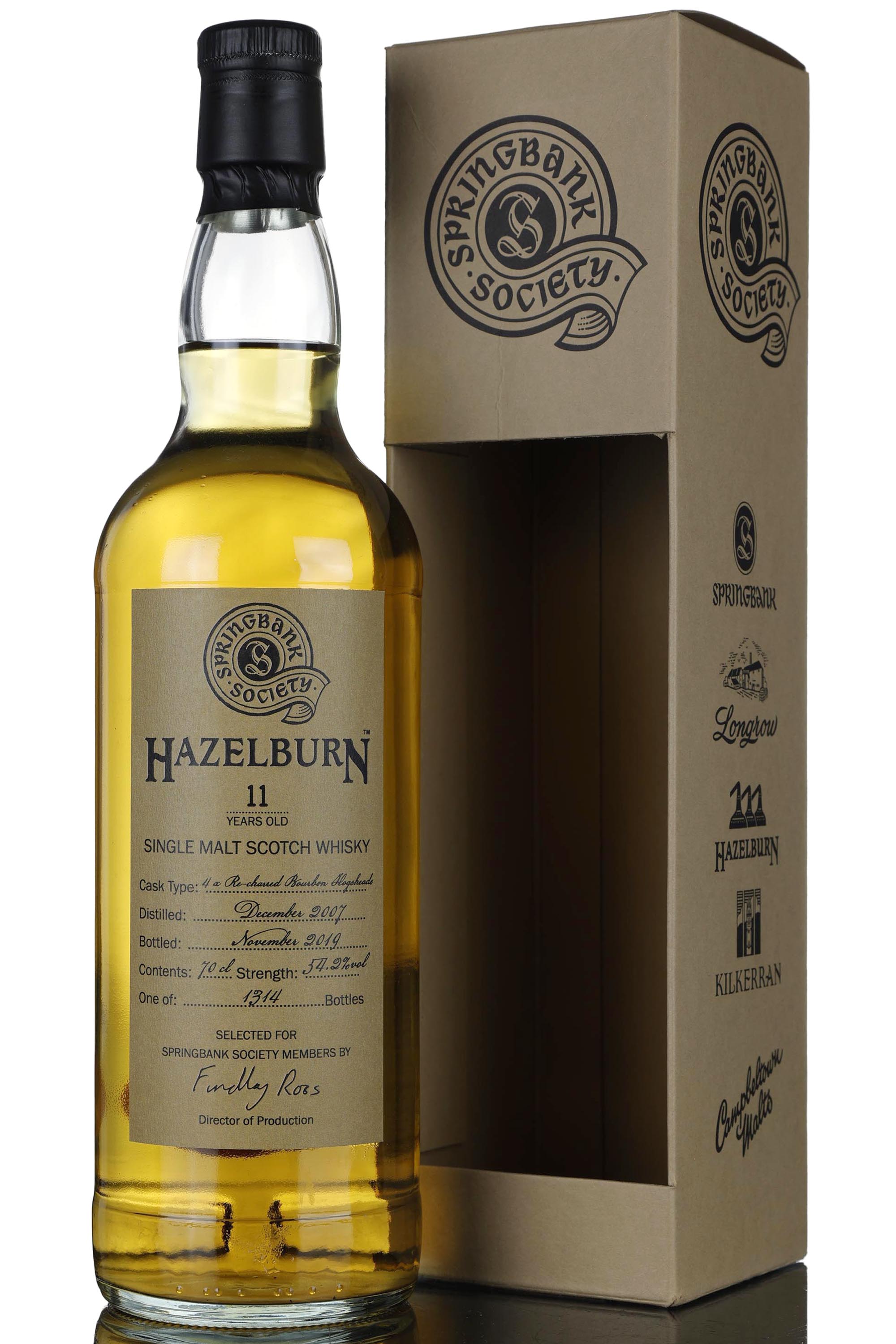 Hazelburn 2007-2019 - 11 Year Old - Society Exclusive