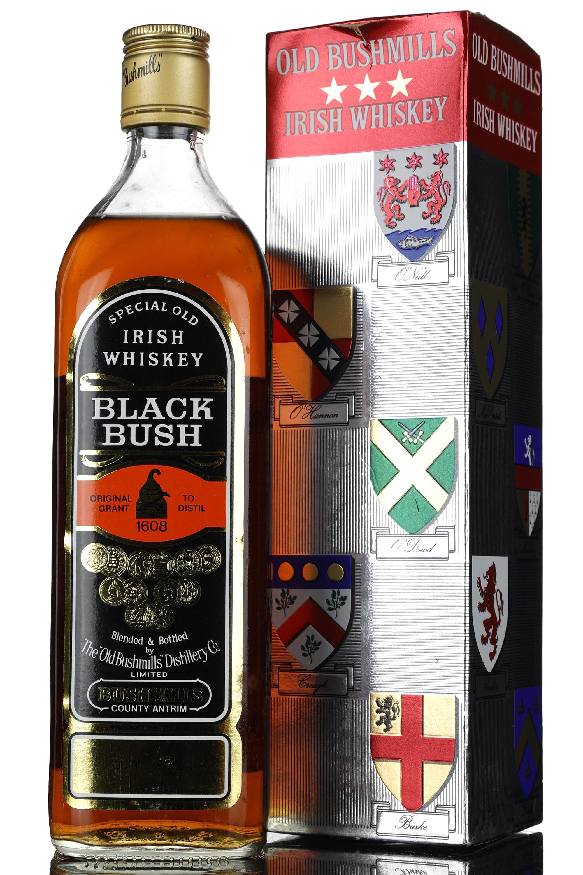 Bushmills Black Bush - Special Old - Circa 1990