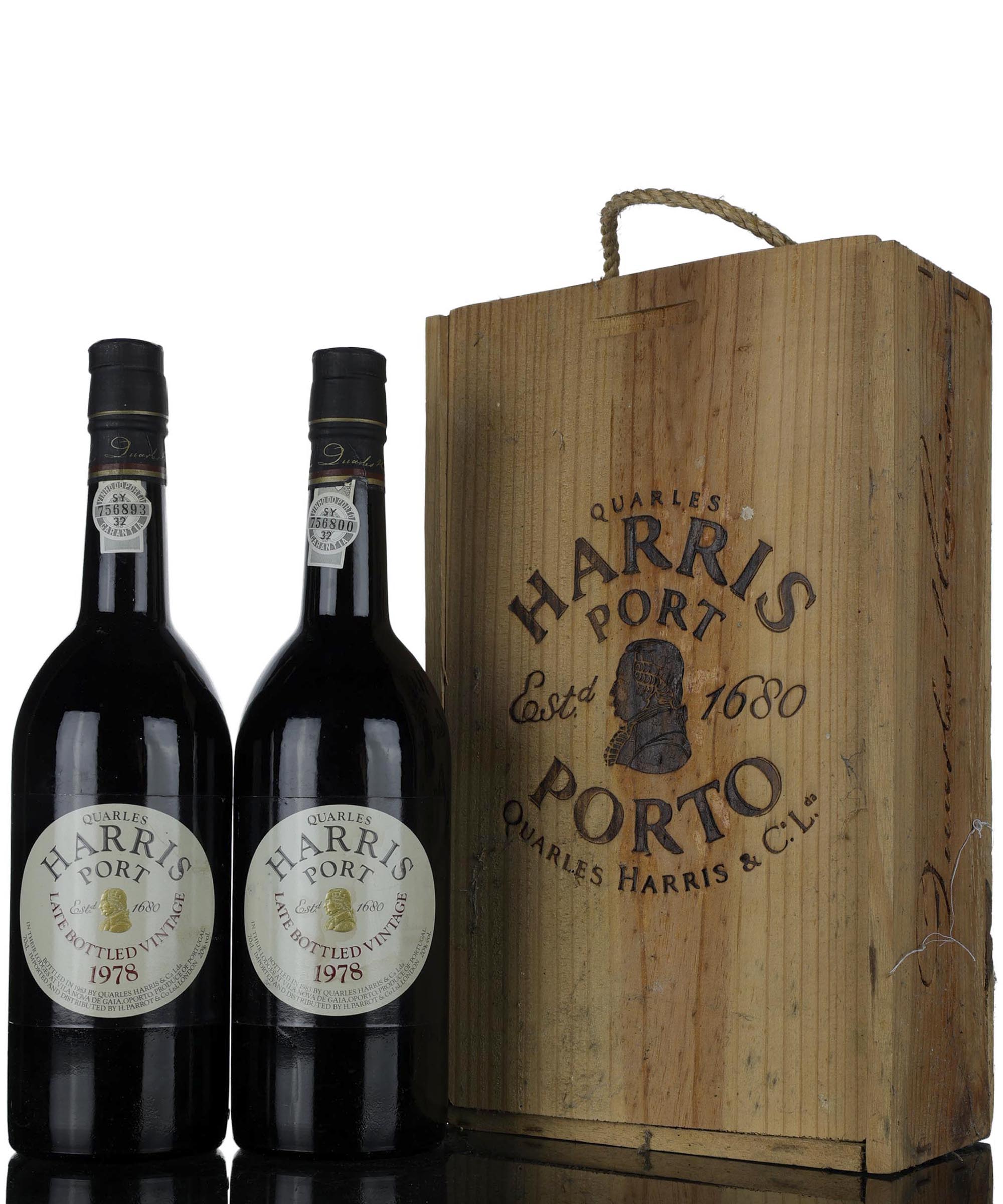 Quarles Harris 1978 Late Bottled Port - Bottled 1983 - Set