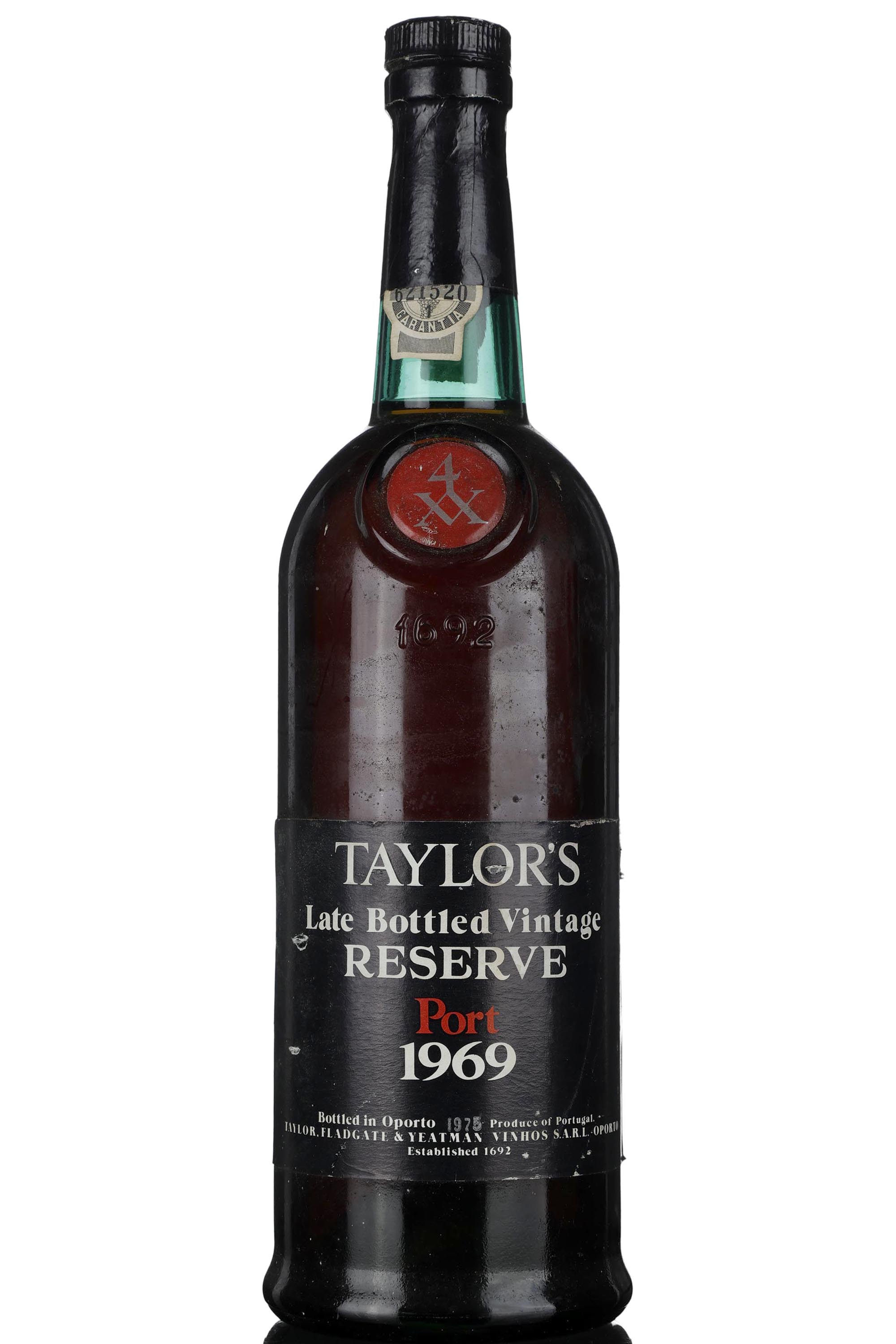 Taylors 1969 Late Bottled Vintage Port  Bottled 1975