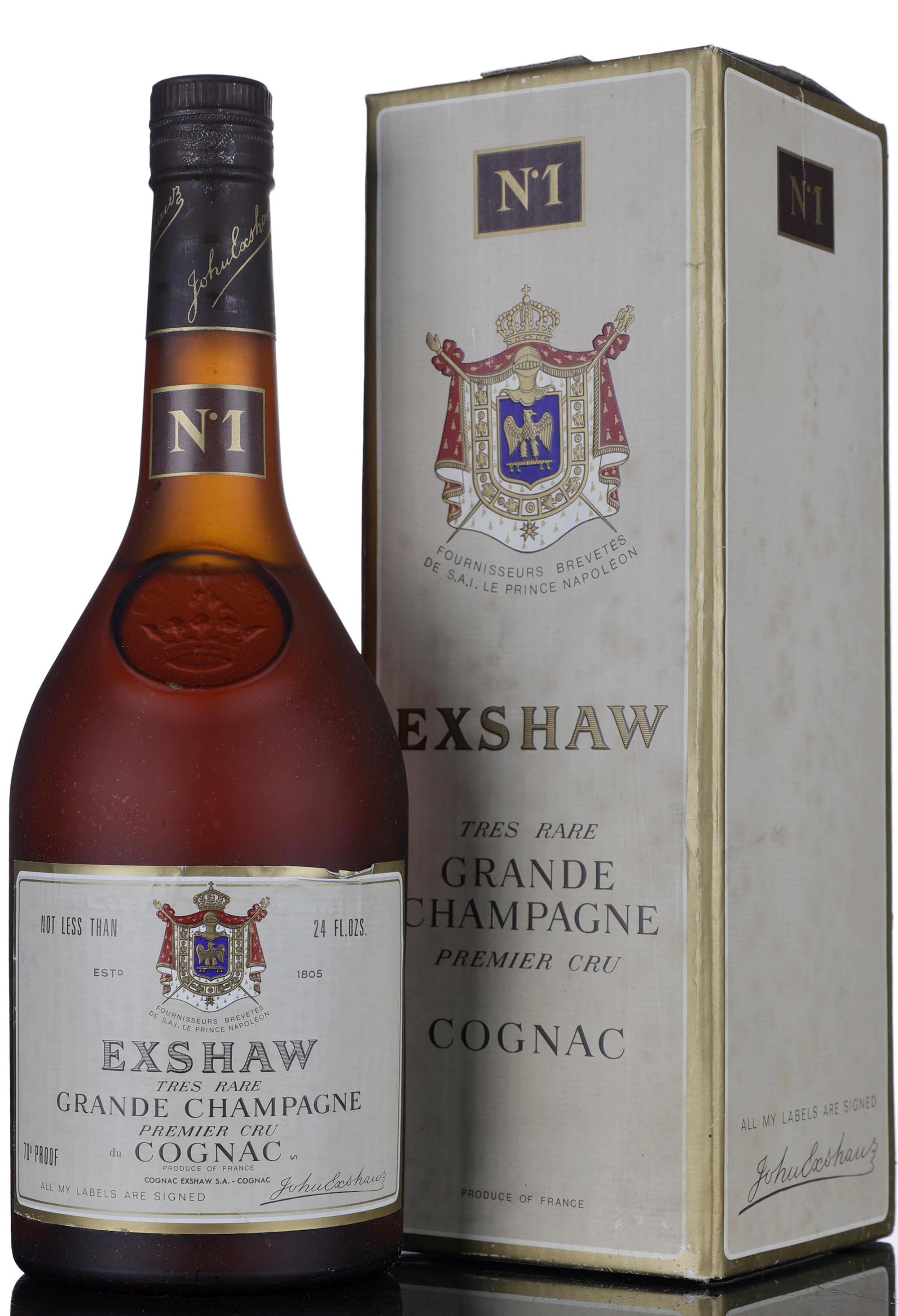 Exshaw Grand Champagne Cognac - 1970s