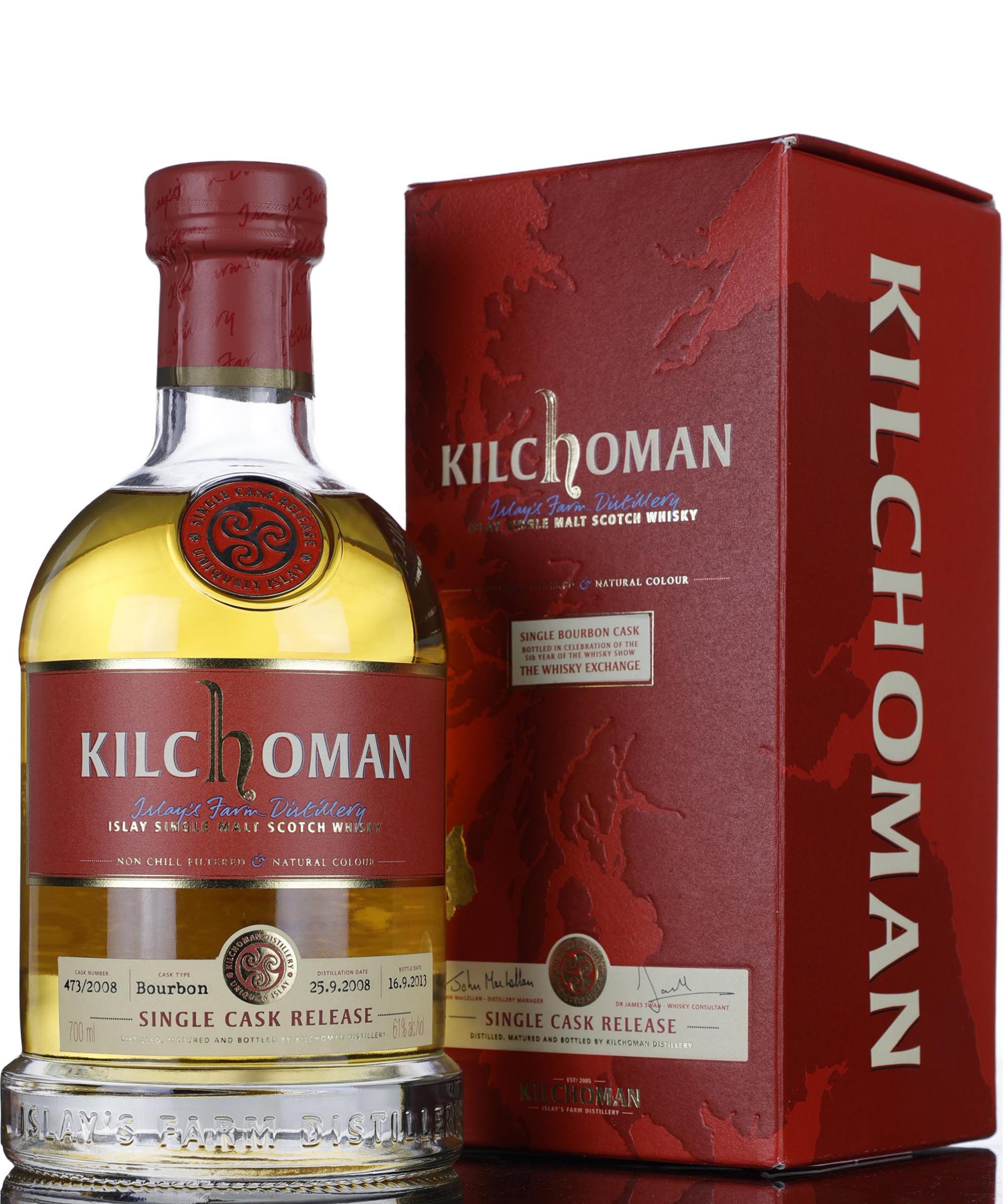 Kilchoman 2008-2013 - Single Cask 473 - The Whisky Exchange Show Exclusive