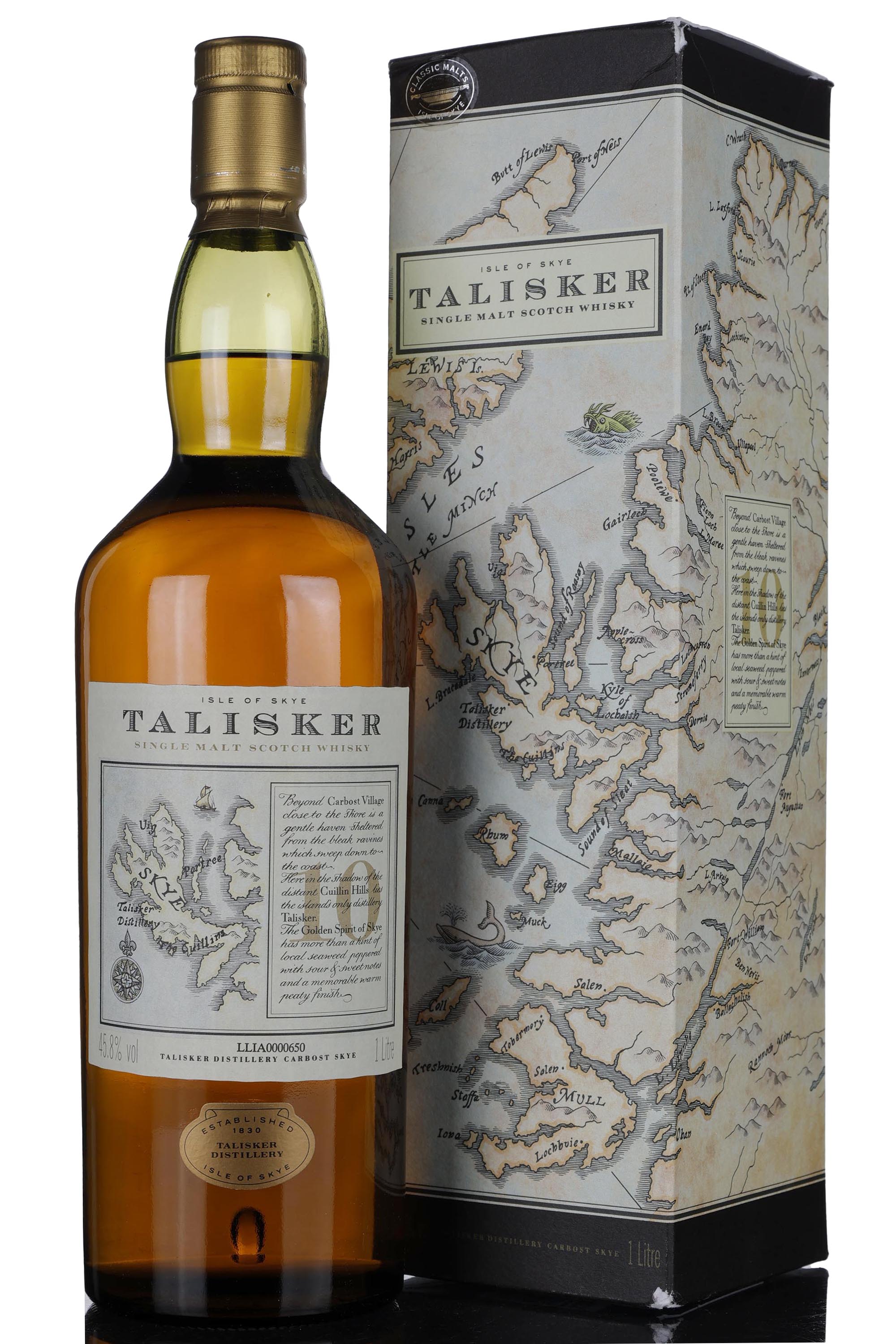 Talisker 10 Year Old - 1990s - 1 Litre