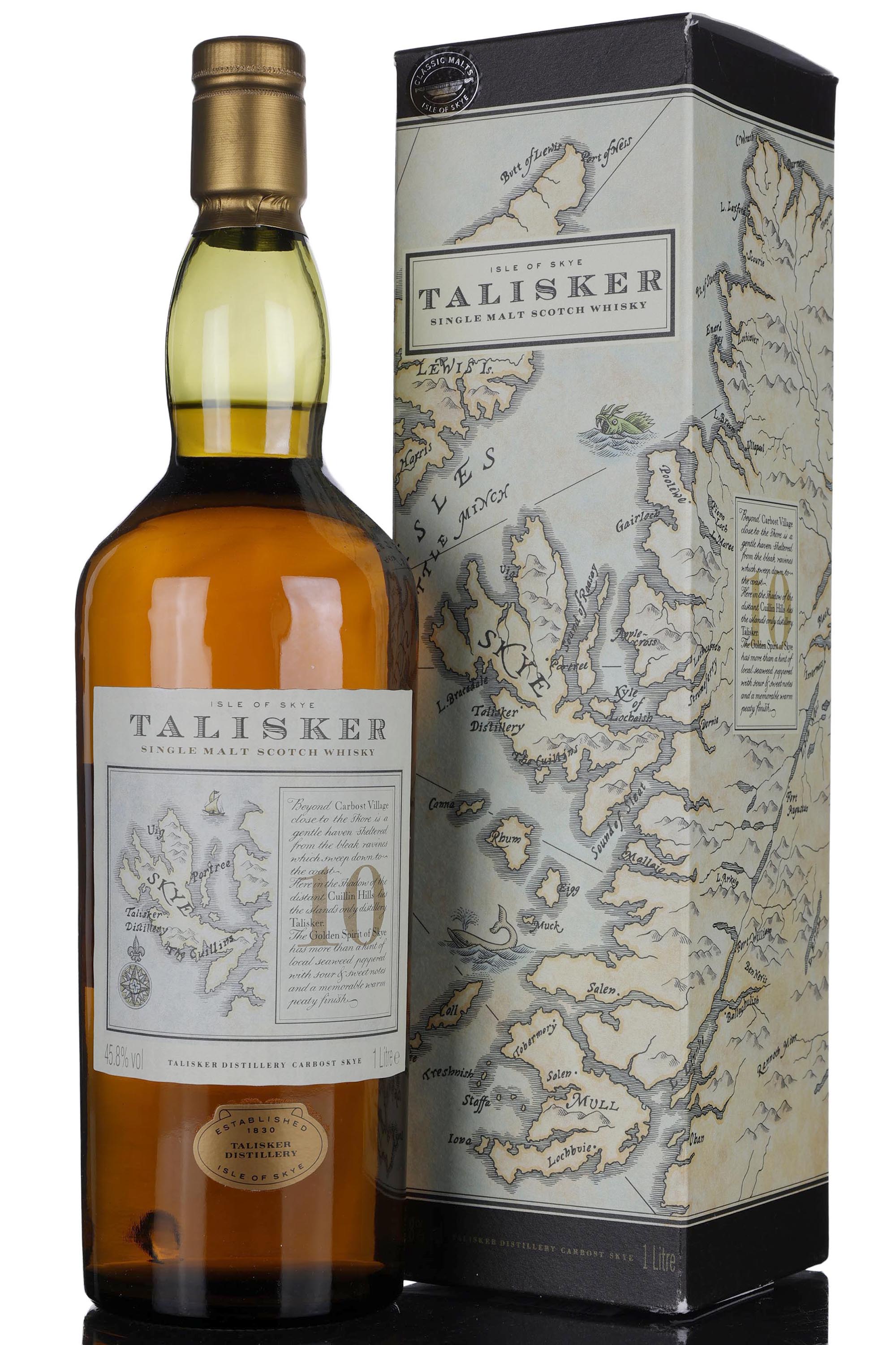 Talisker 10 Year Old - 1990s - 1 Litre