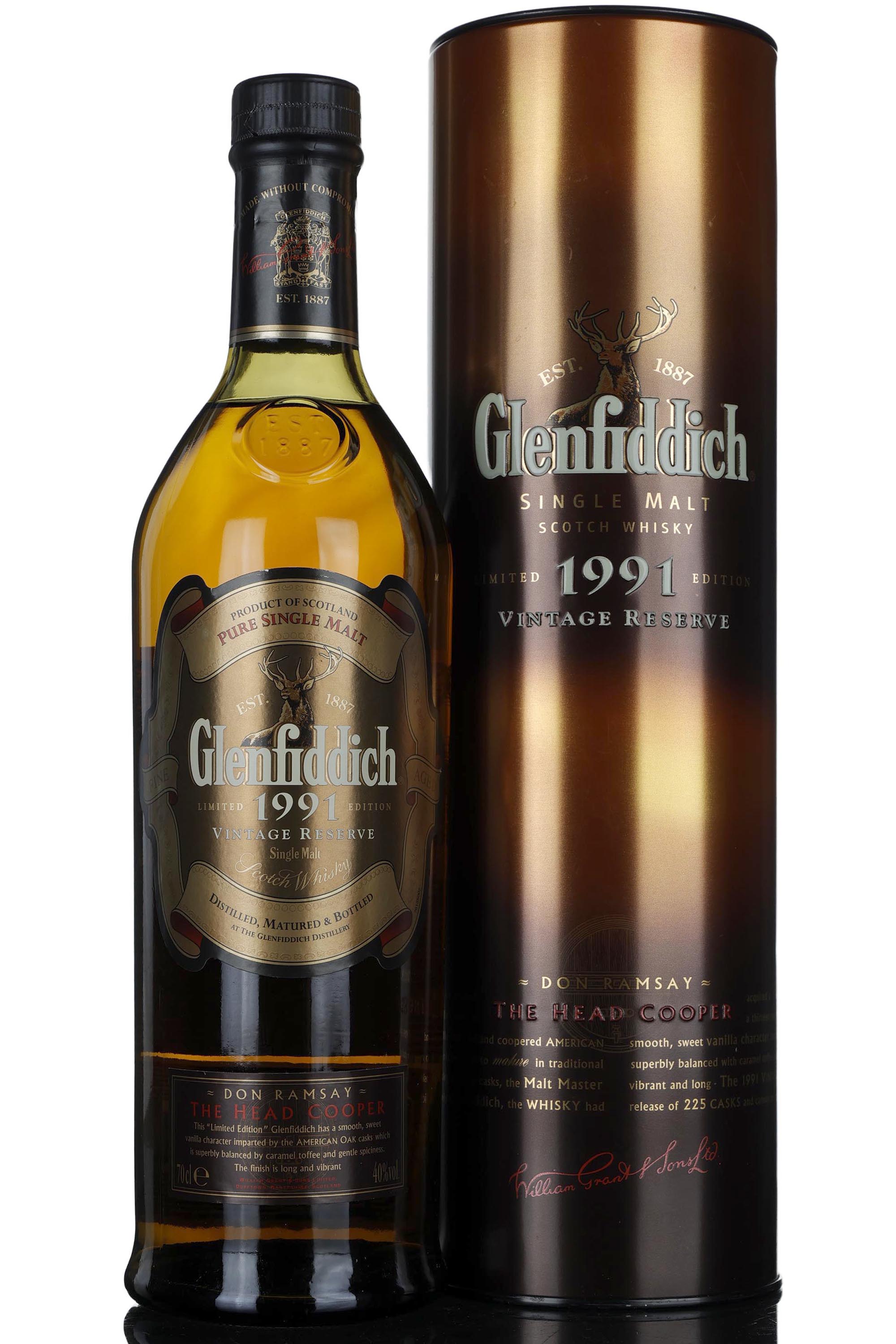 Glenfiddich 1991-2004 - Vintage Reserve - Don Ramsay 30th Anniversary