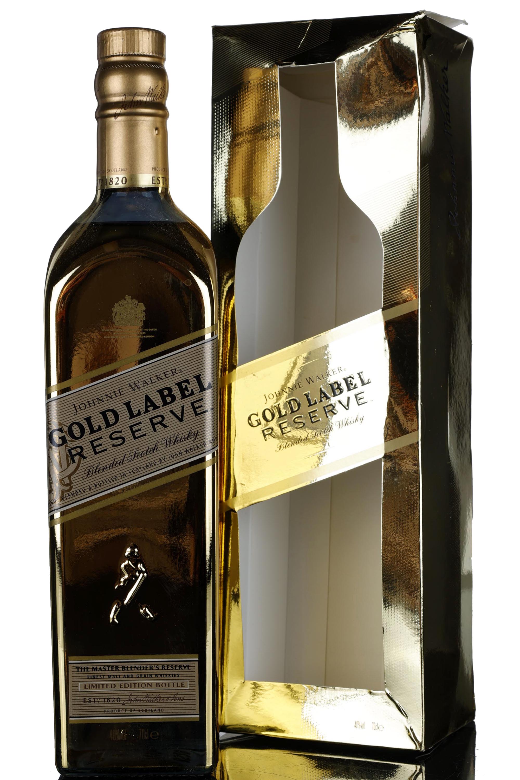 Johnnie Walker Gold Label Reserve - The Master Blenders Reserve - Limited Edition Gold Bot