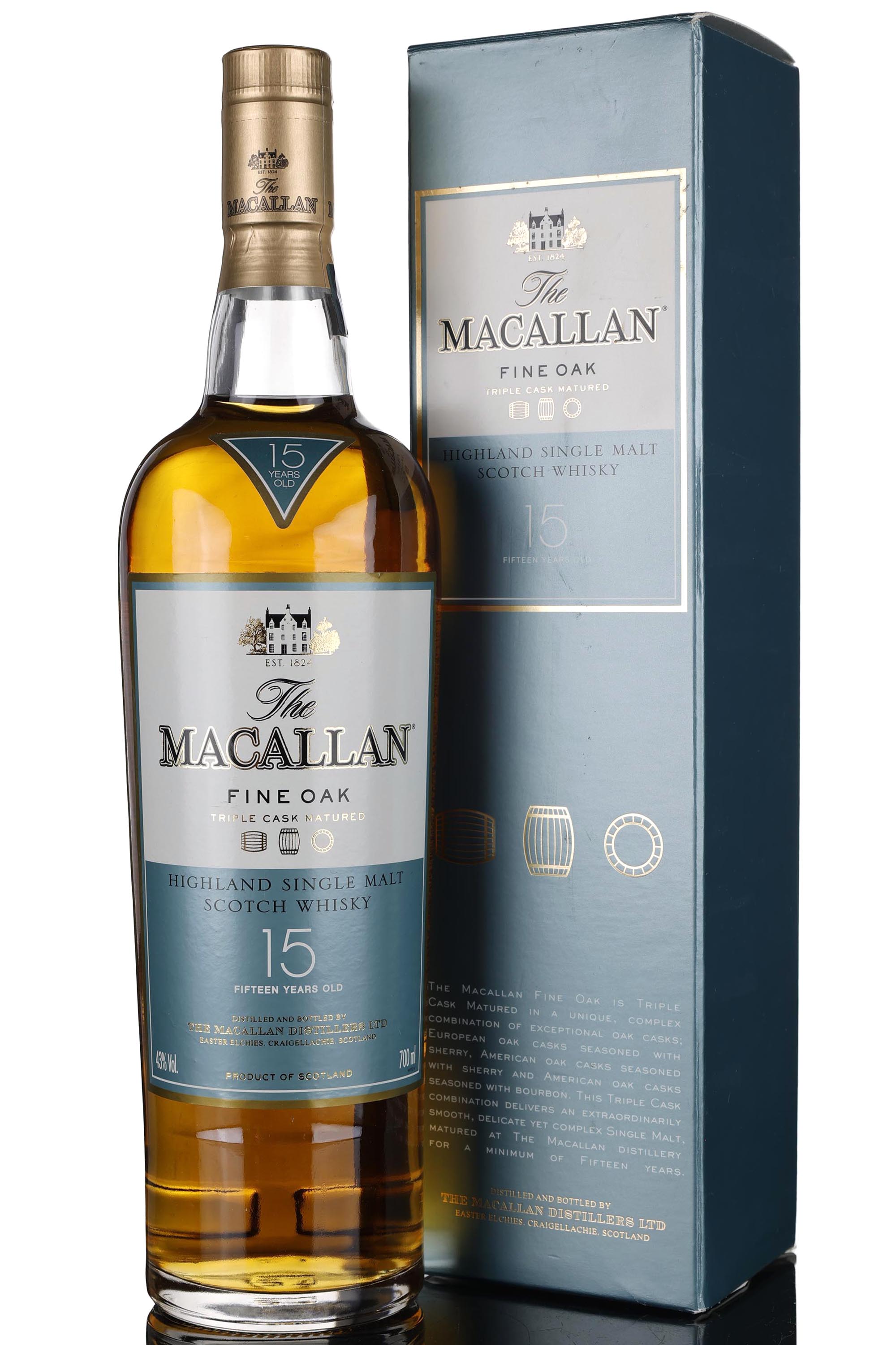 Macallan 15 Year Old - Fine Oak - Mid 2000s