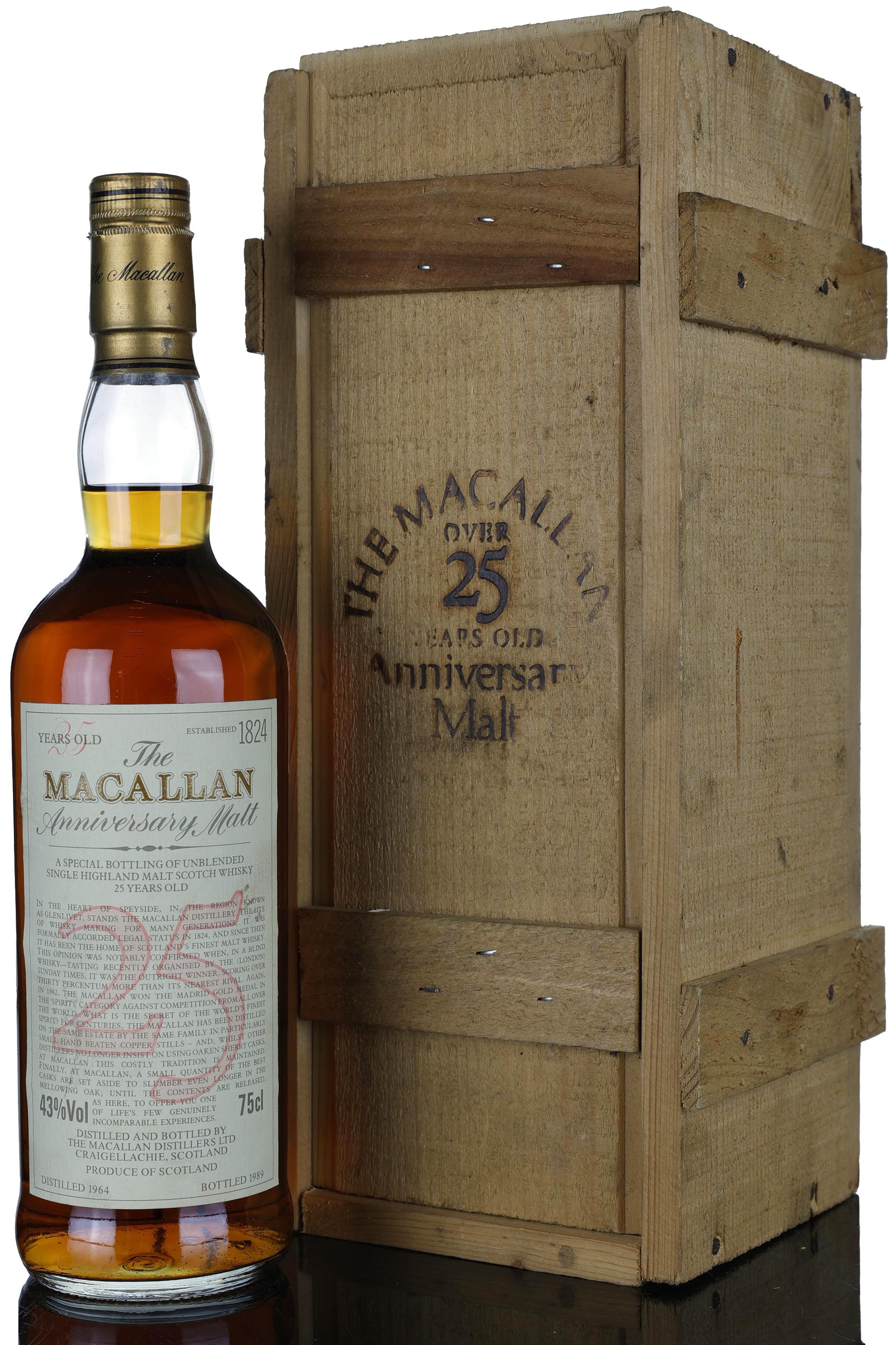 Macallan 1964-1989 - 25 Year Old Anniversary Malt