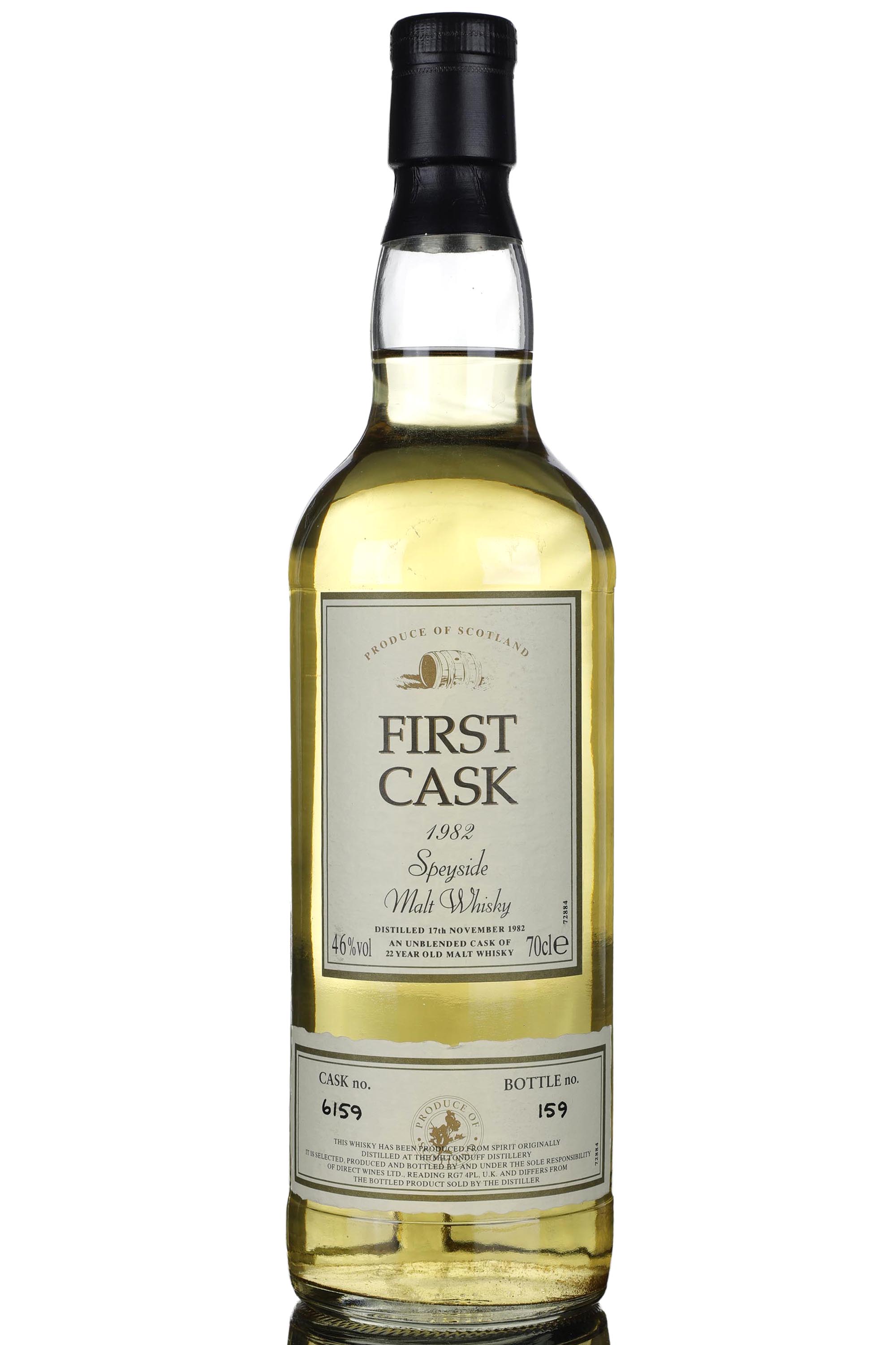 Miltonduff 1982 - 22 Year Old - First Cask - Single 6159