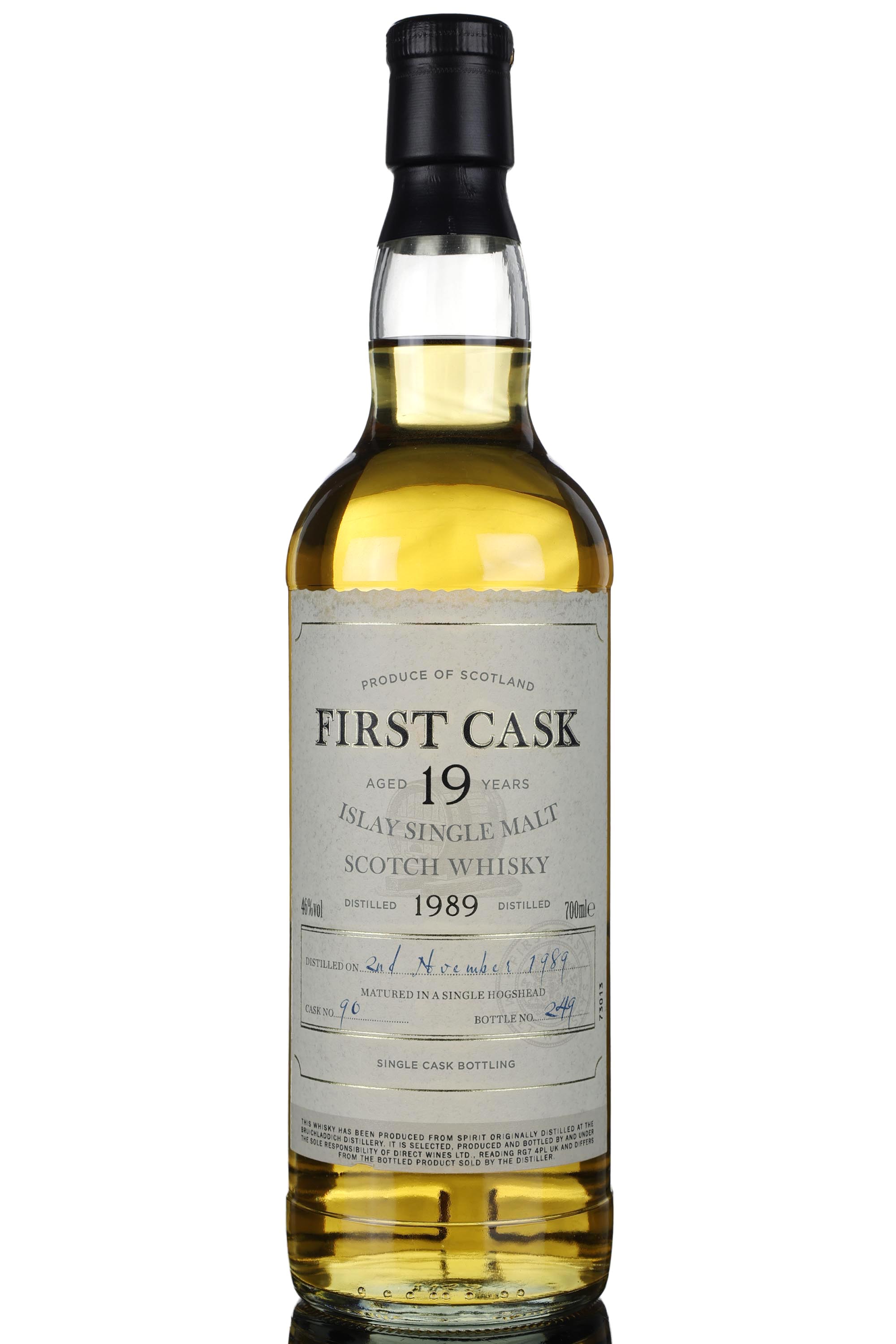 Bruichladdich 1989 - 19 Year Old - First Cask - Single Cask 90