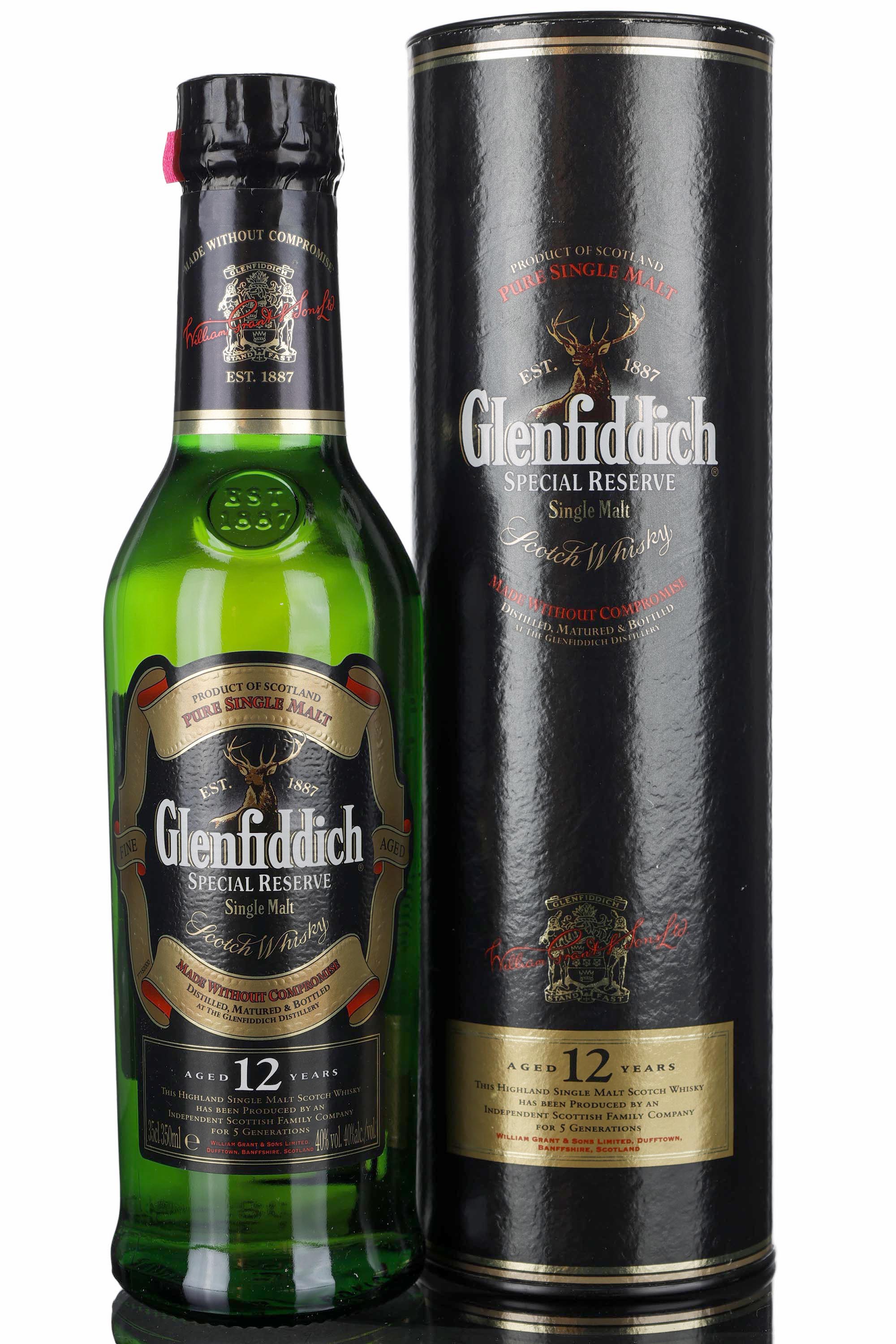 Glenfiddich 12 Year Old - Special Reserve - Half Bottle