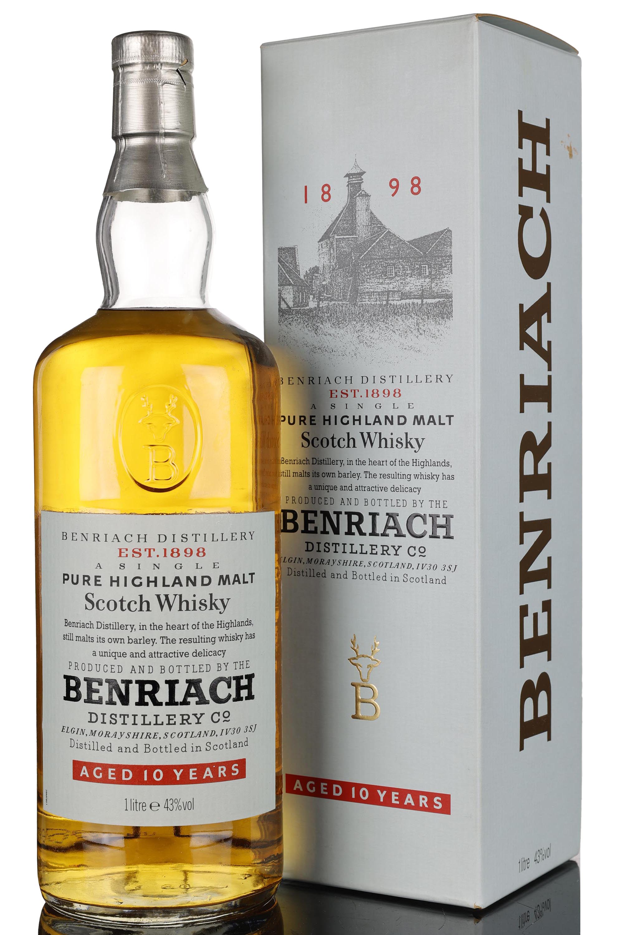 Benriach 10 Year Old - Circa 2000 - 1 Litre