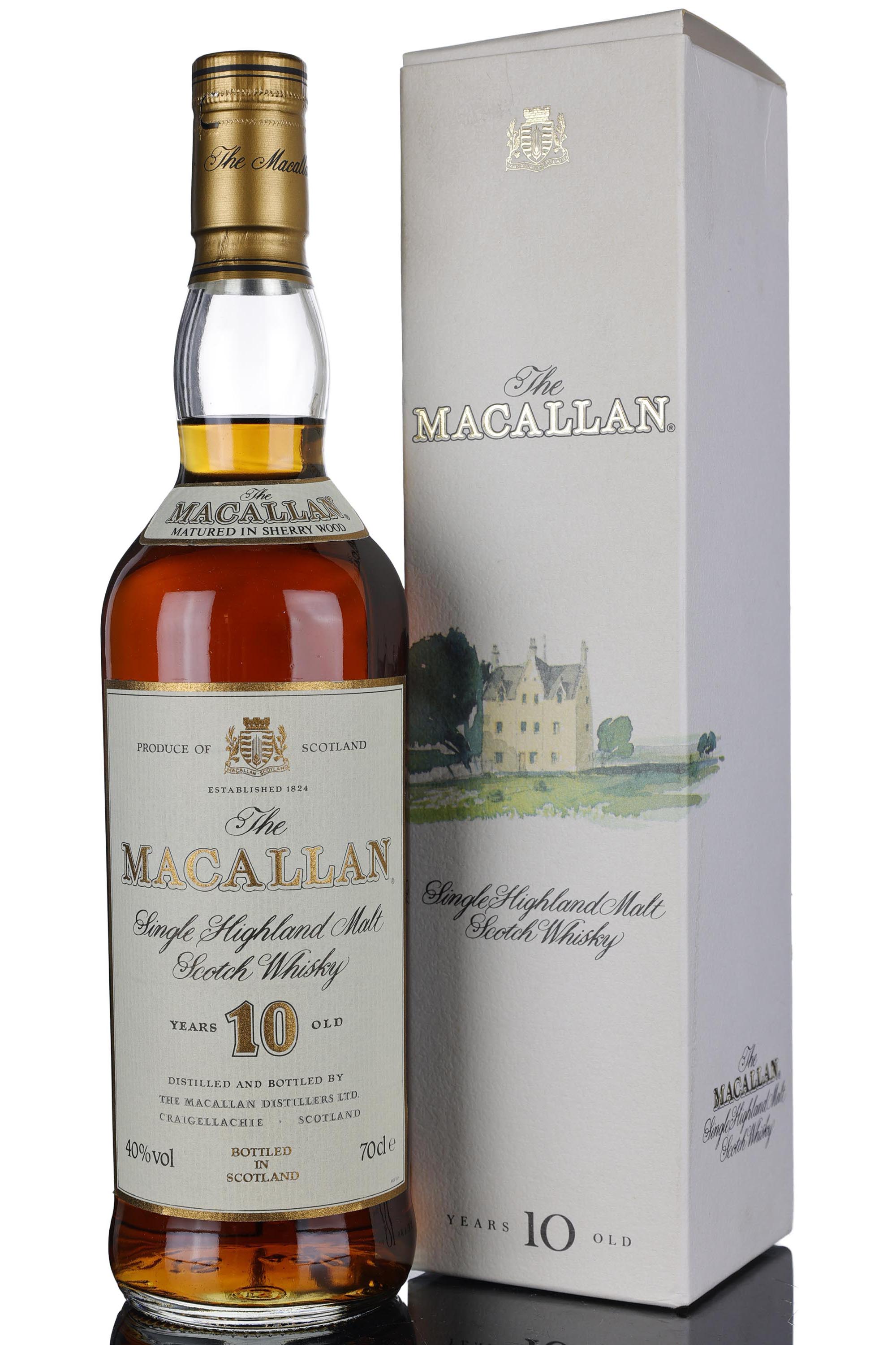 Macallan 10 Year Old - Sherry Cask - 1990s