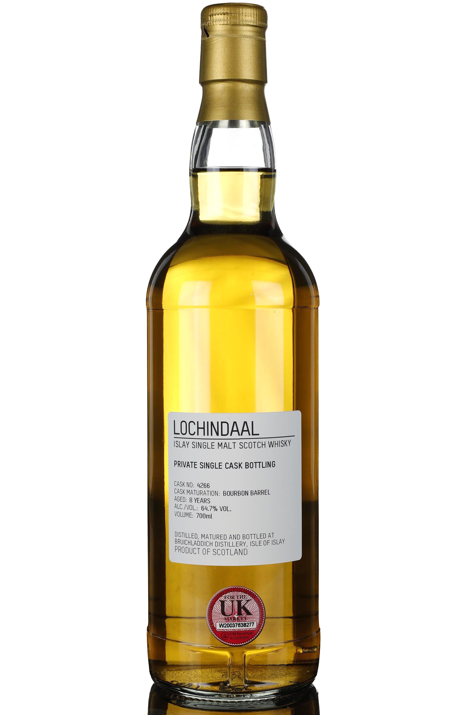 Bruichladdich Lochindaal 8 Year Old - Private Bottling - Single Cask 4266