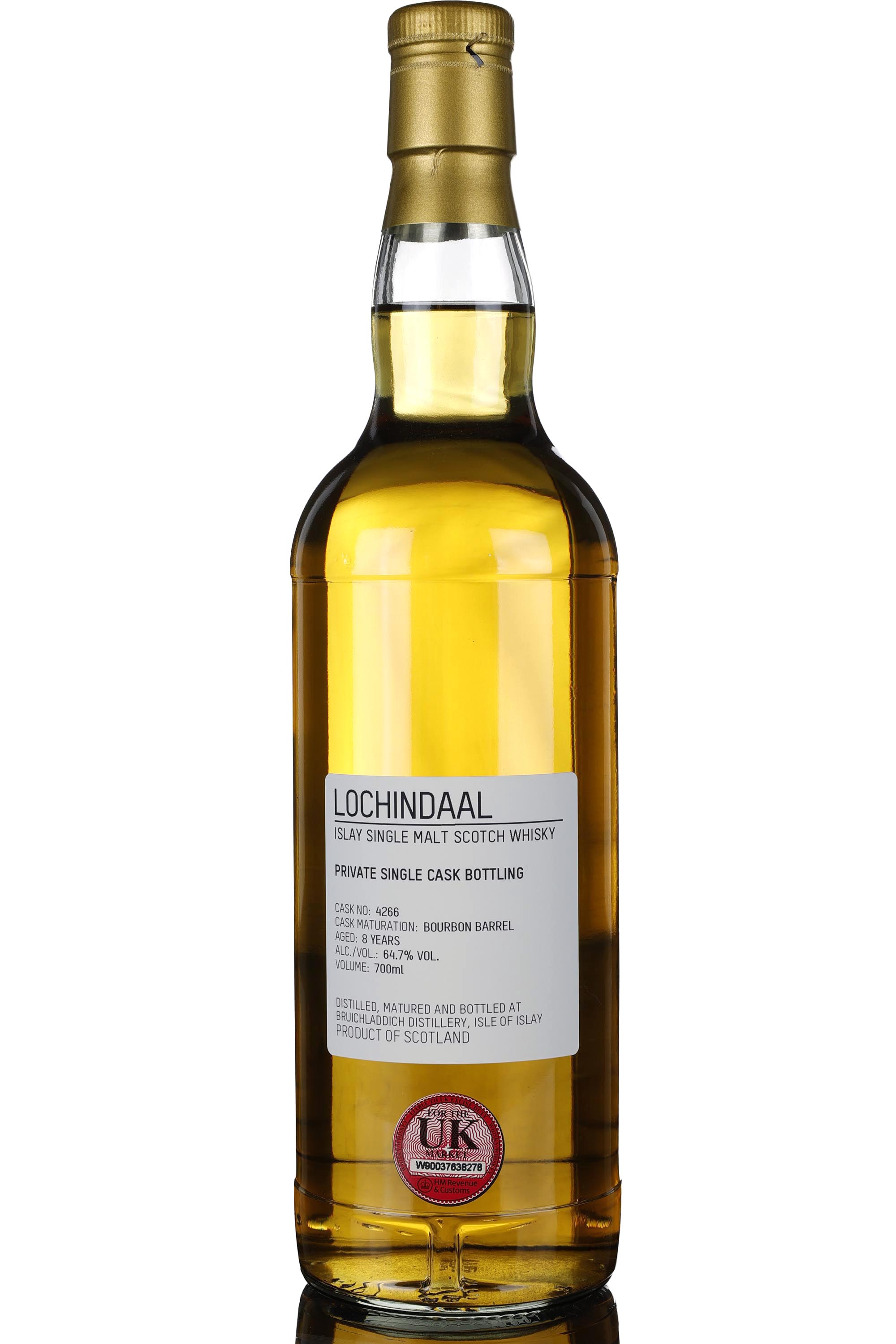 Bruichladdich Lochindaal 8 Year Old - Private Bottling - Single Cask 4266