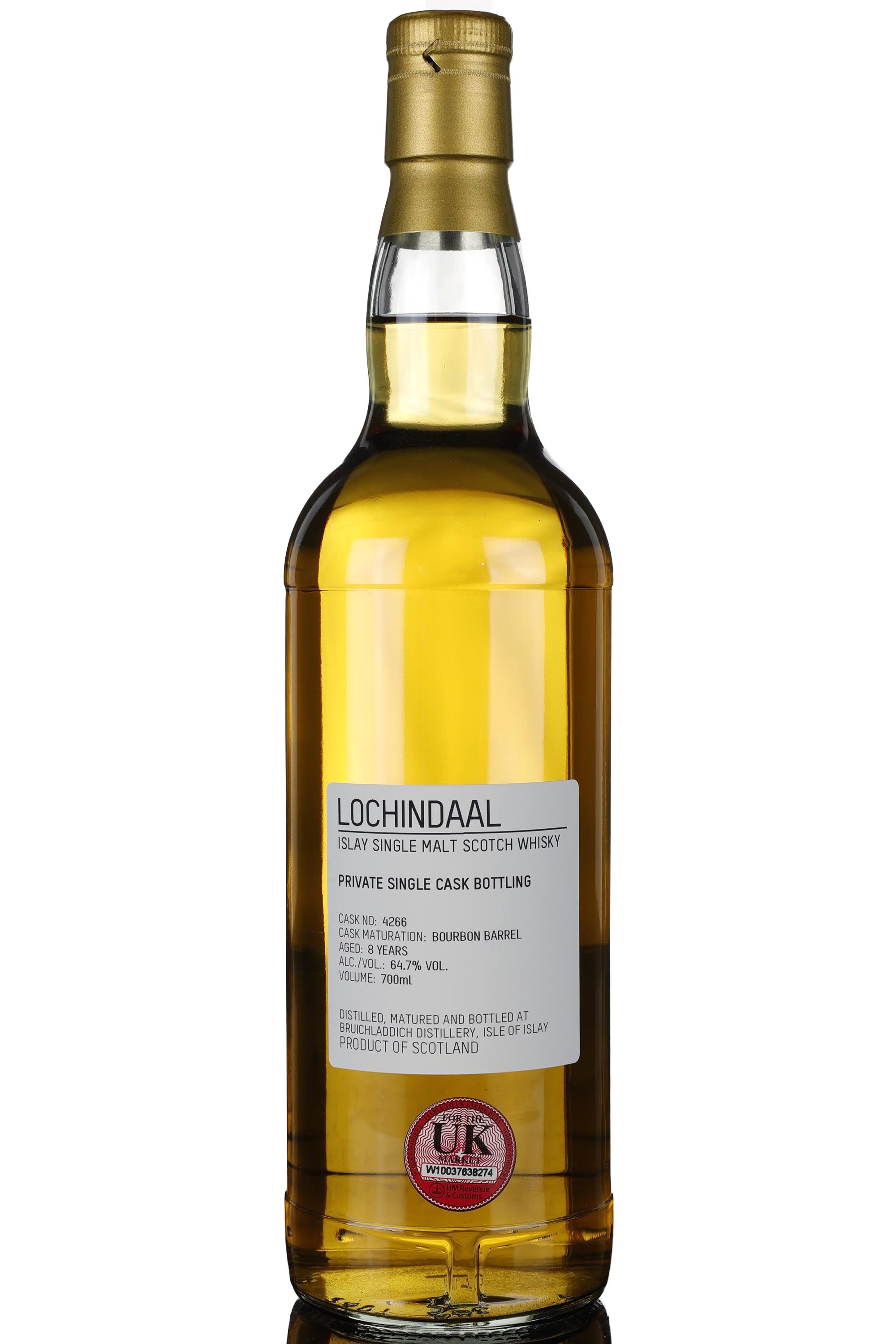 Bruichladdich Lochindaal 8 Year Old - Private Bottling - Single Cask 4266