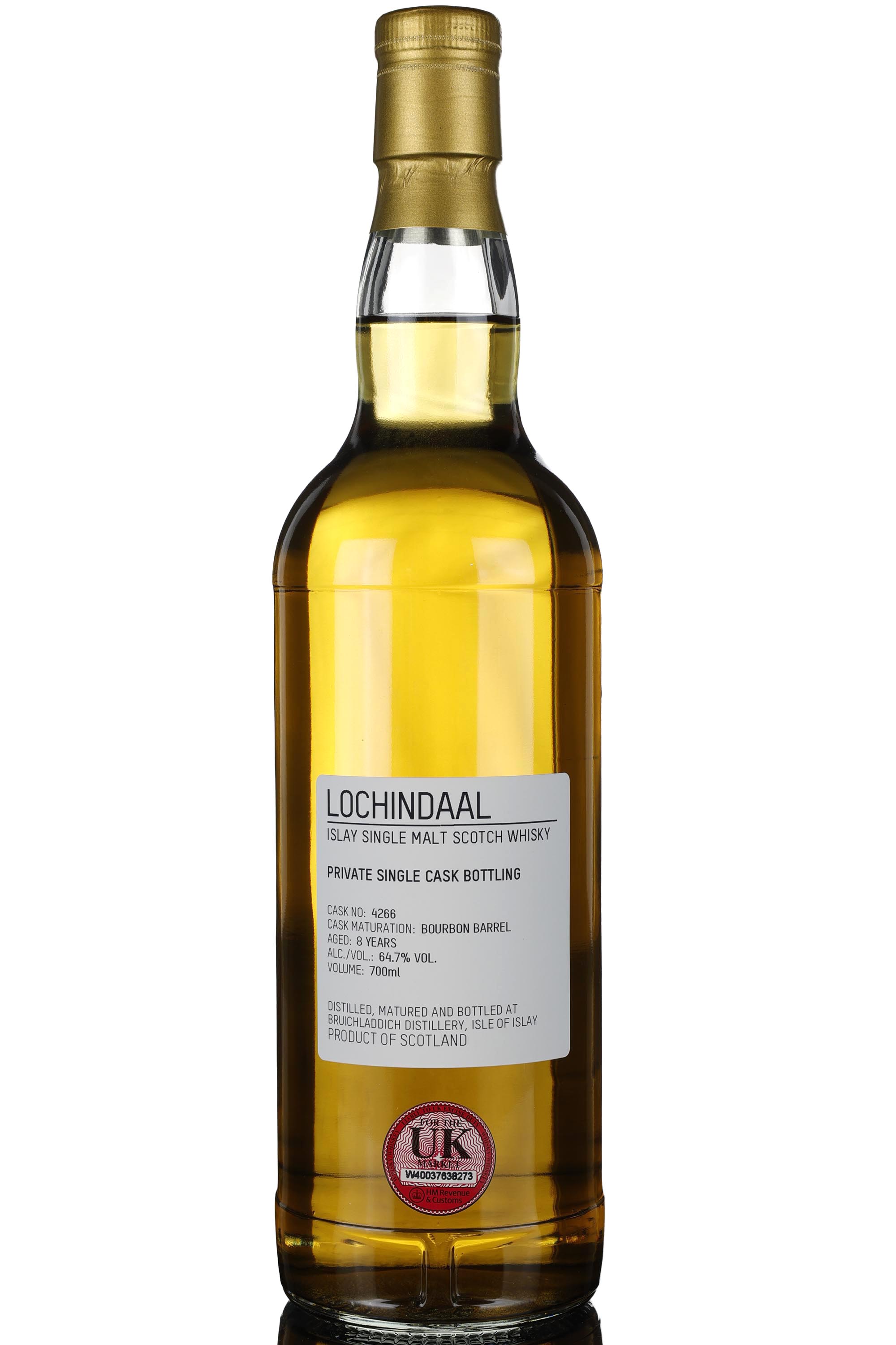 Bruichladdich Lochindaal 8 Year Old - Private Bottling - Single Cask 4266