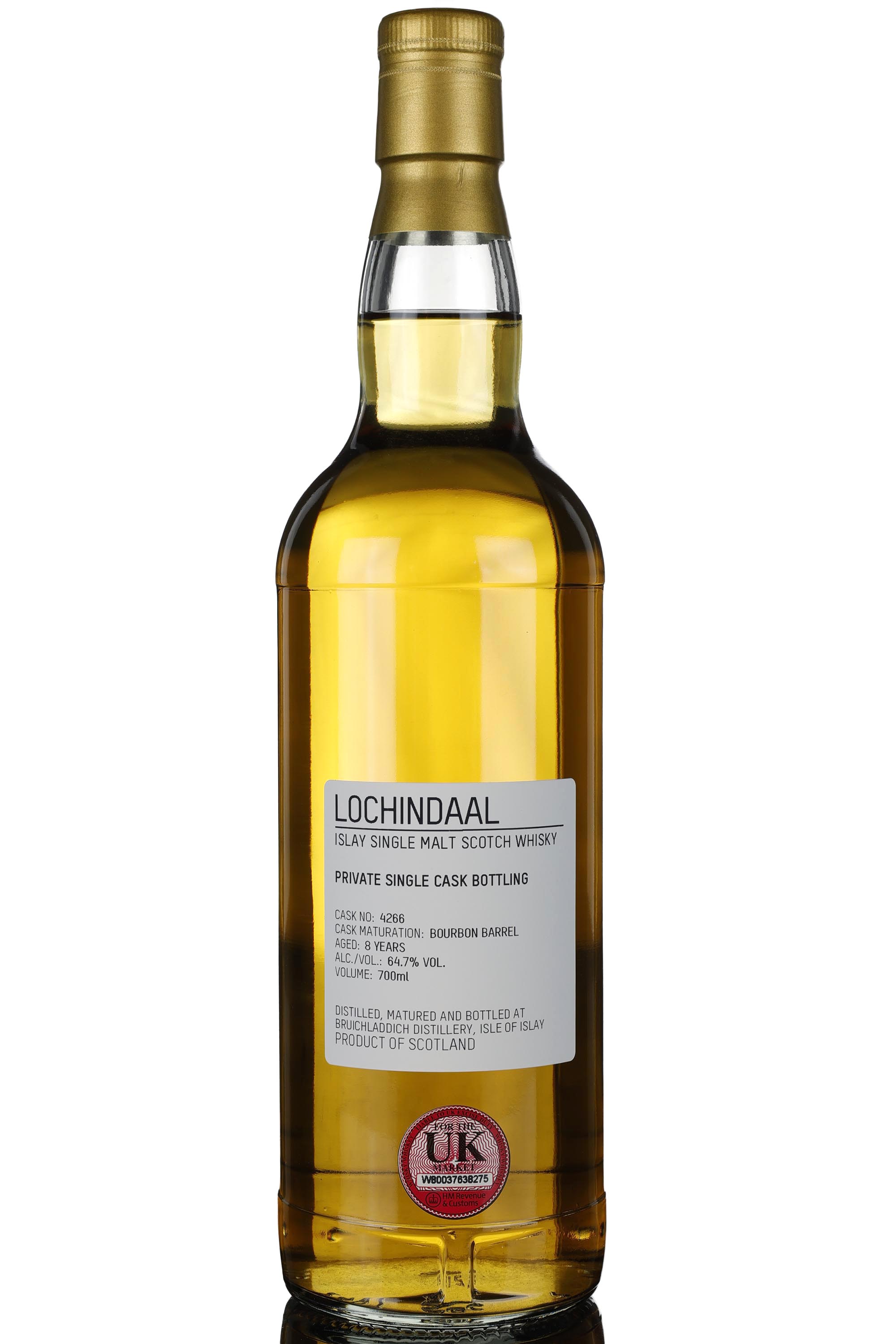 Bruichladdich Lochindaal 8 Year Old - Private Bottling - Single Cask 4266