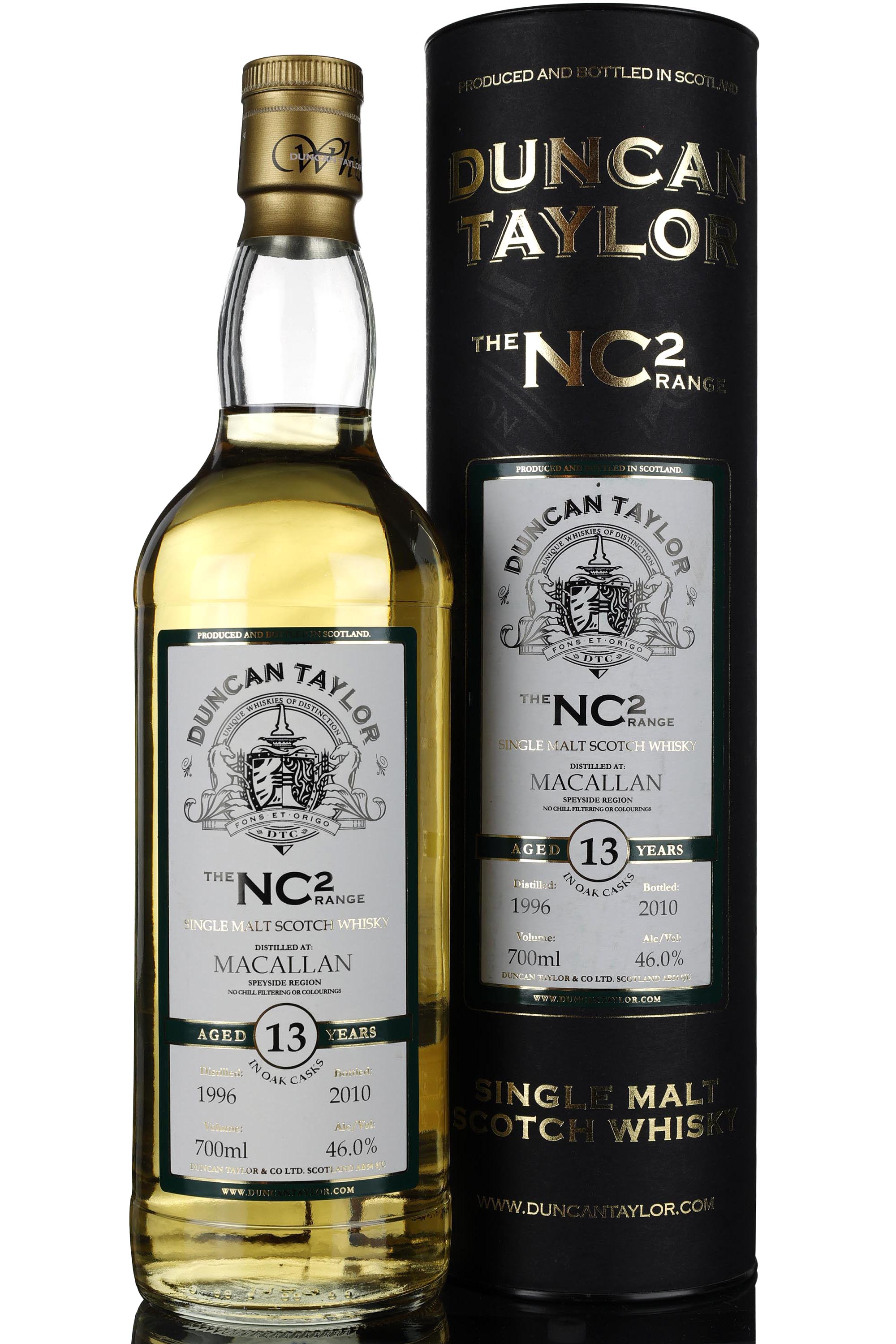 Macallan 1996-2010 - 13 Year Old - Duncan Taylor - NC2 Range