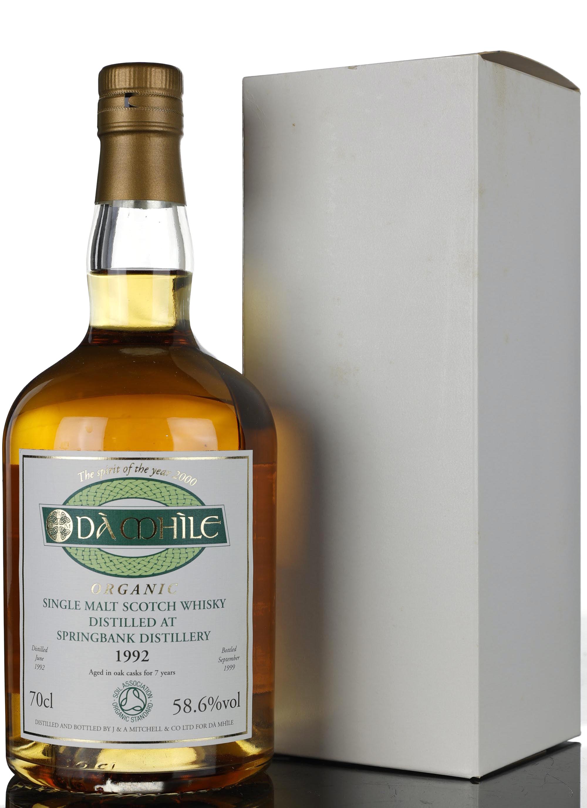 Springbank 1992-1999 - 7 Year Old - Da Mhile Exclusive - First Organic Whisky - Cask Stren