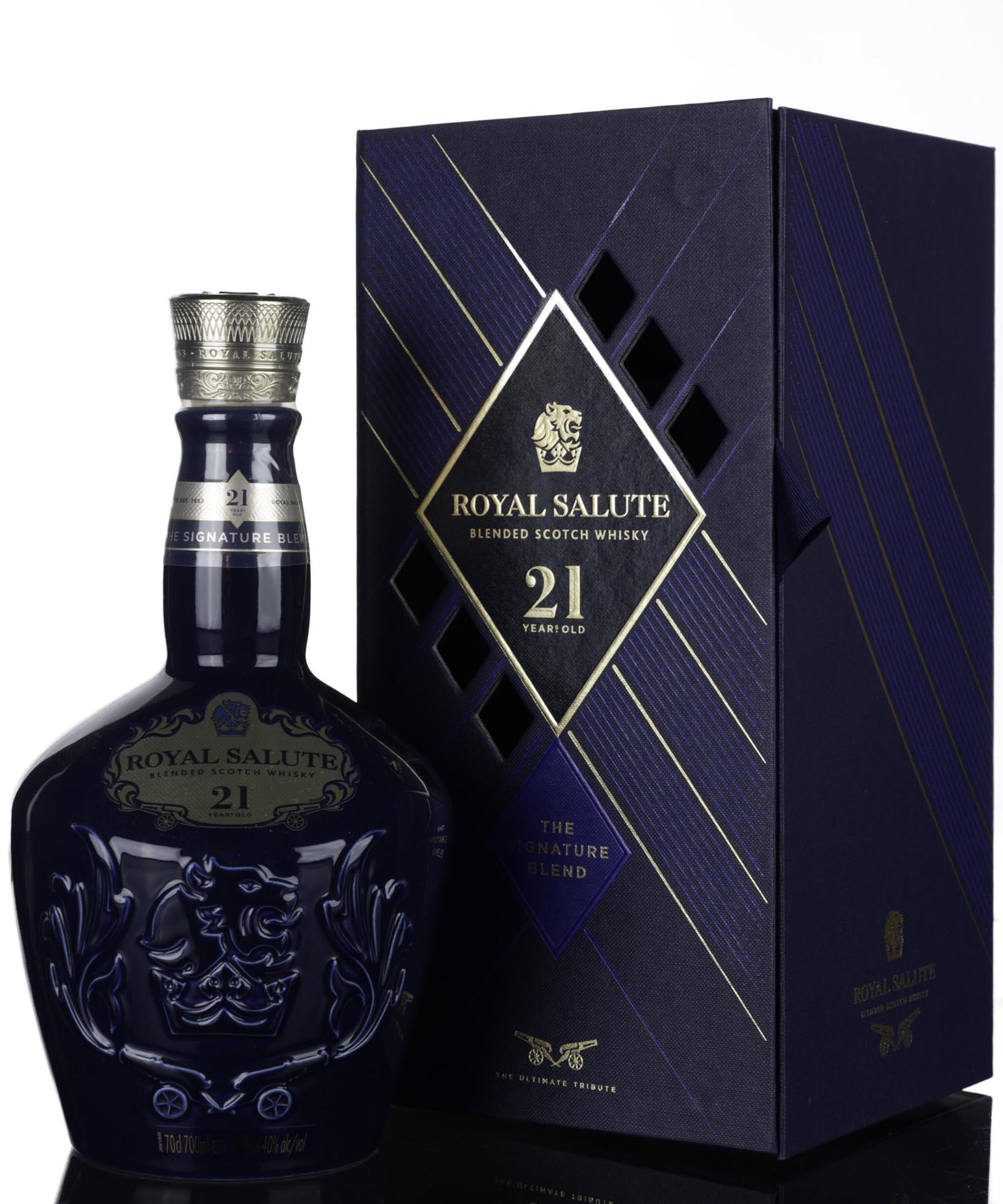 Royal Salute 21 Year Old - Blue Ceramic - 2021 Release