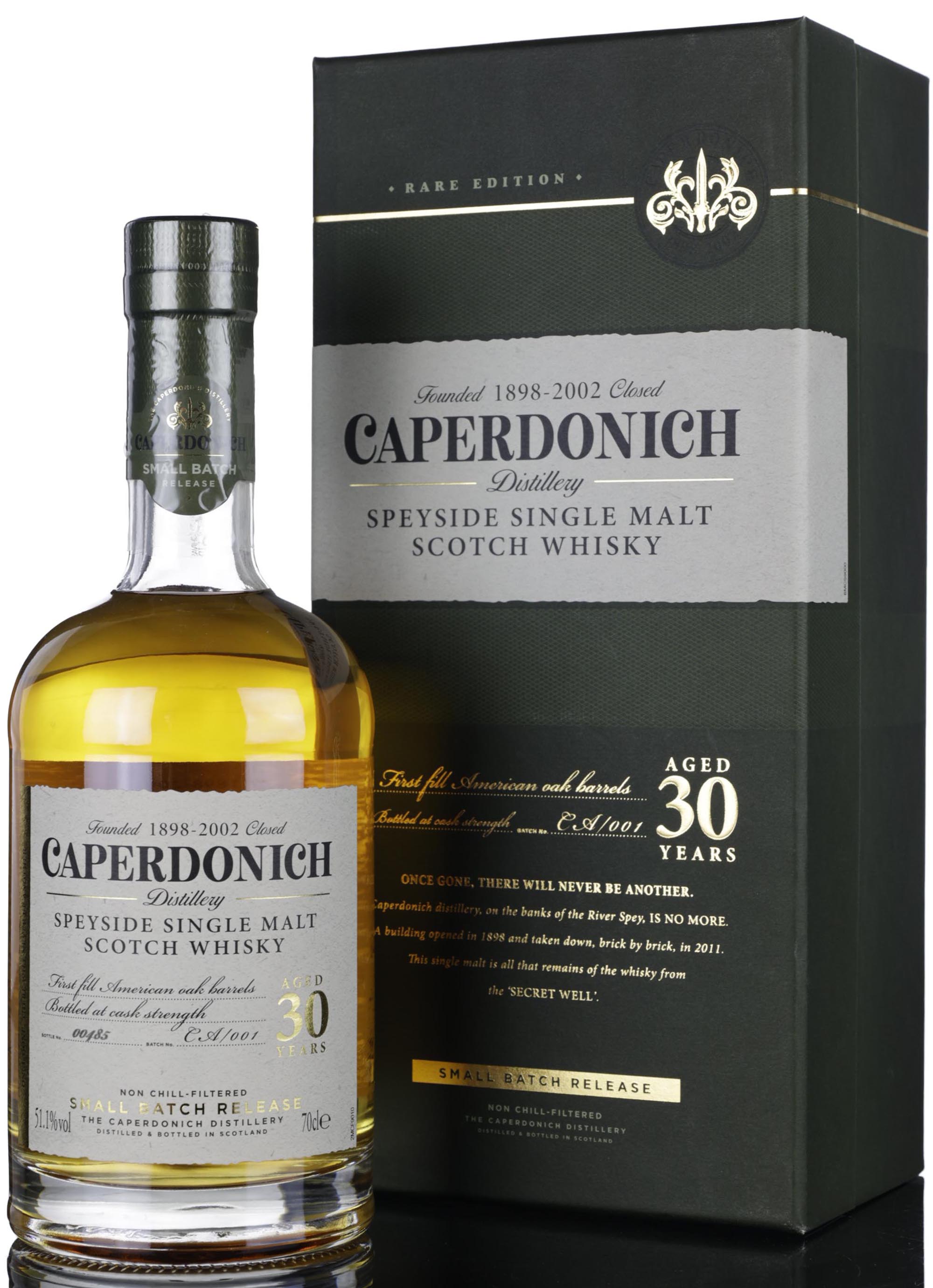 Caperdonich 30 Year Old - Small Batch Release 1 - 2019 Release