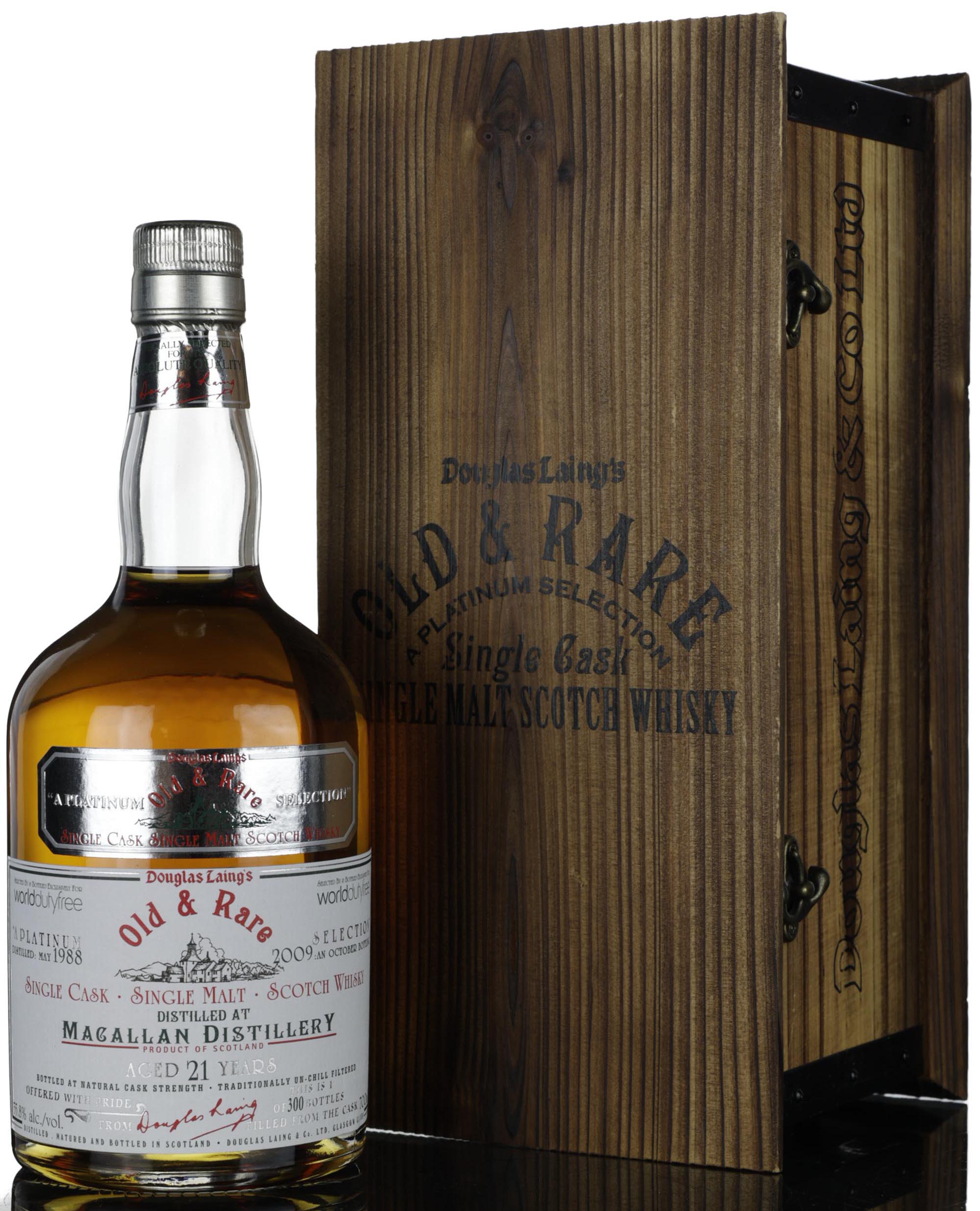 Macallan 1988-2009 - 21 Year Old - Douglas Laing - Old & Rare Platinum Selection - Single 