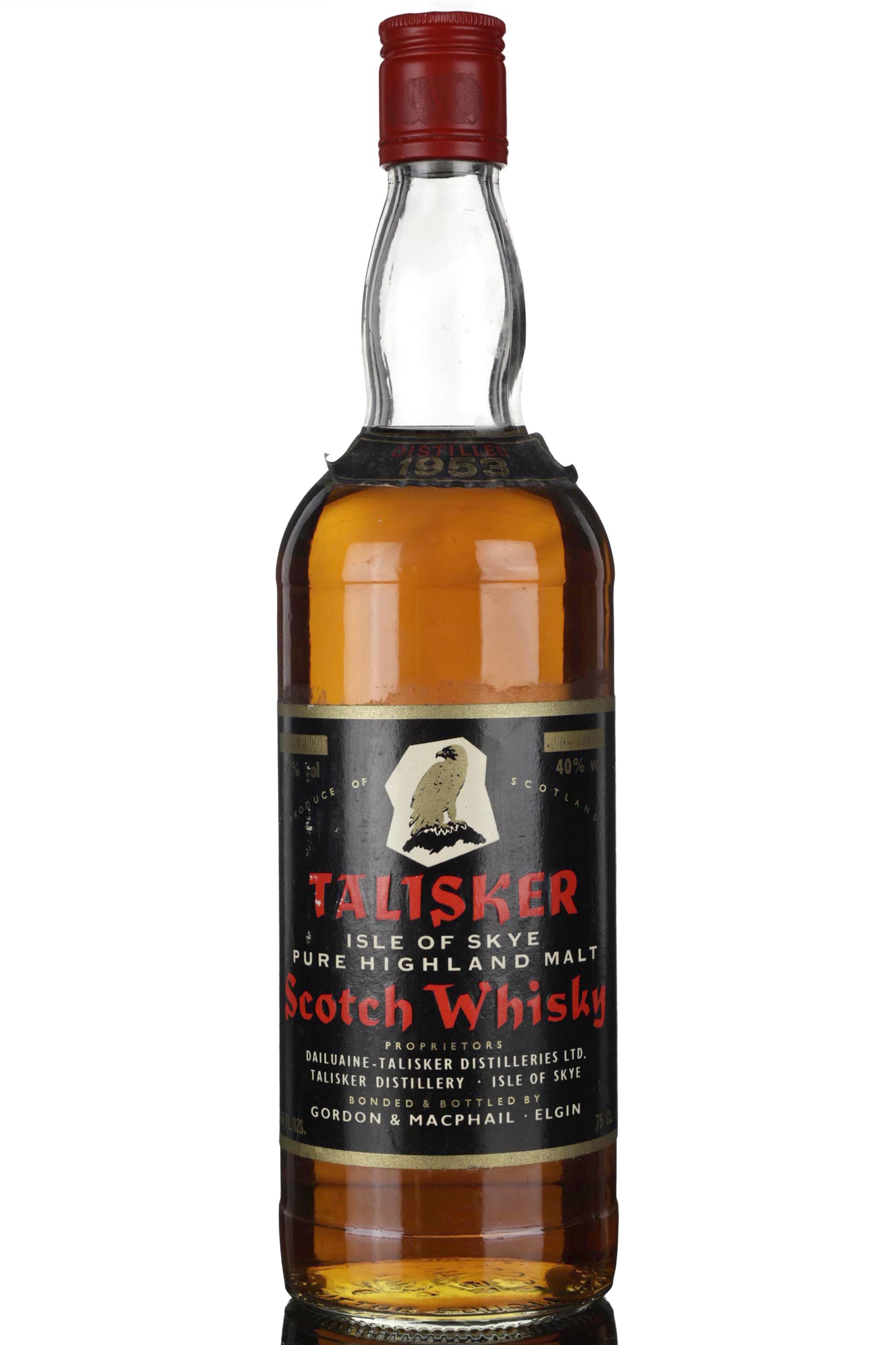 Talisker 1953 - Gordon & MacPhail - Early 1980s