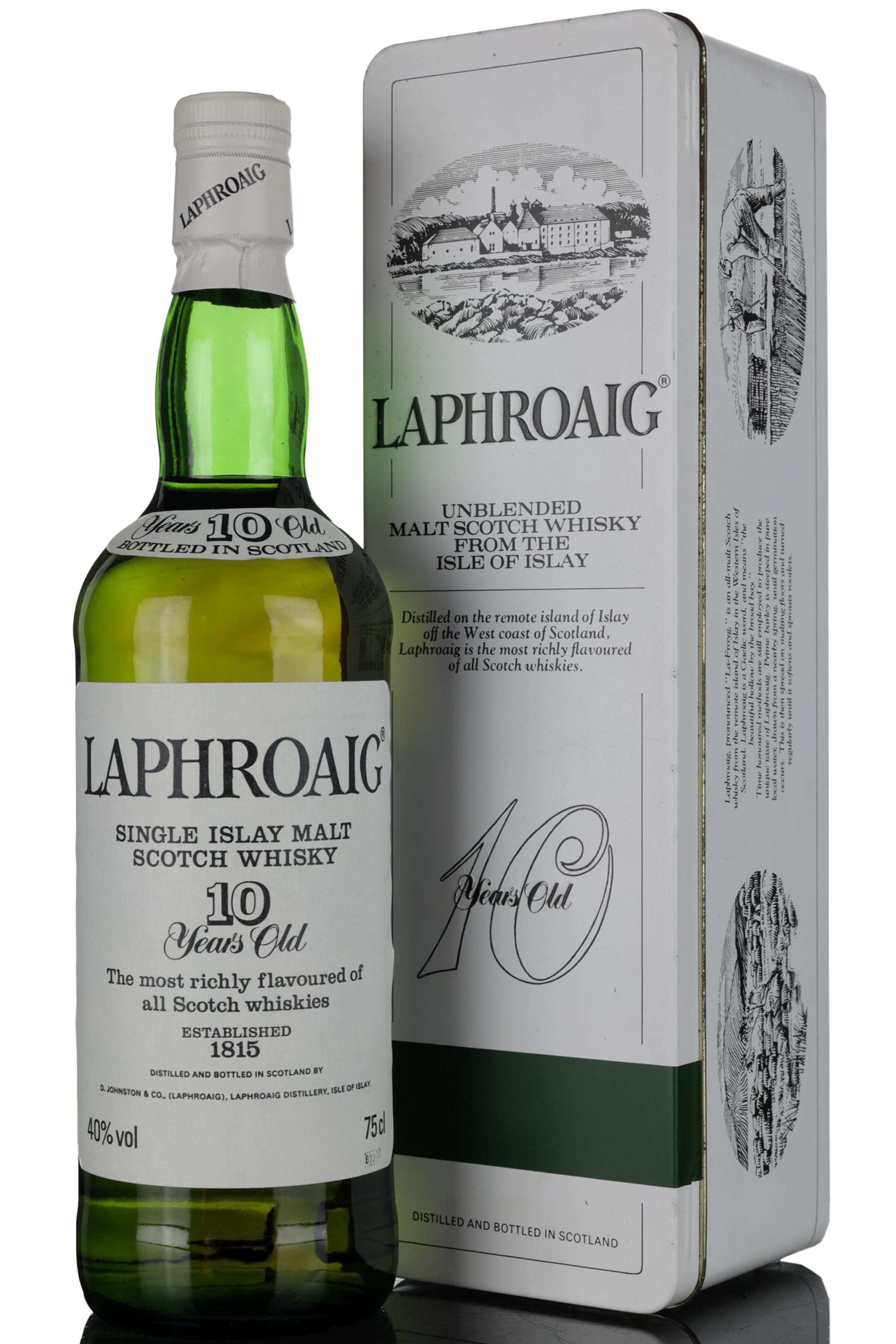 Laphroaig 10 Year Old - 1987 Release