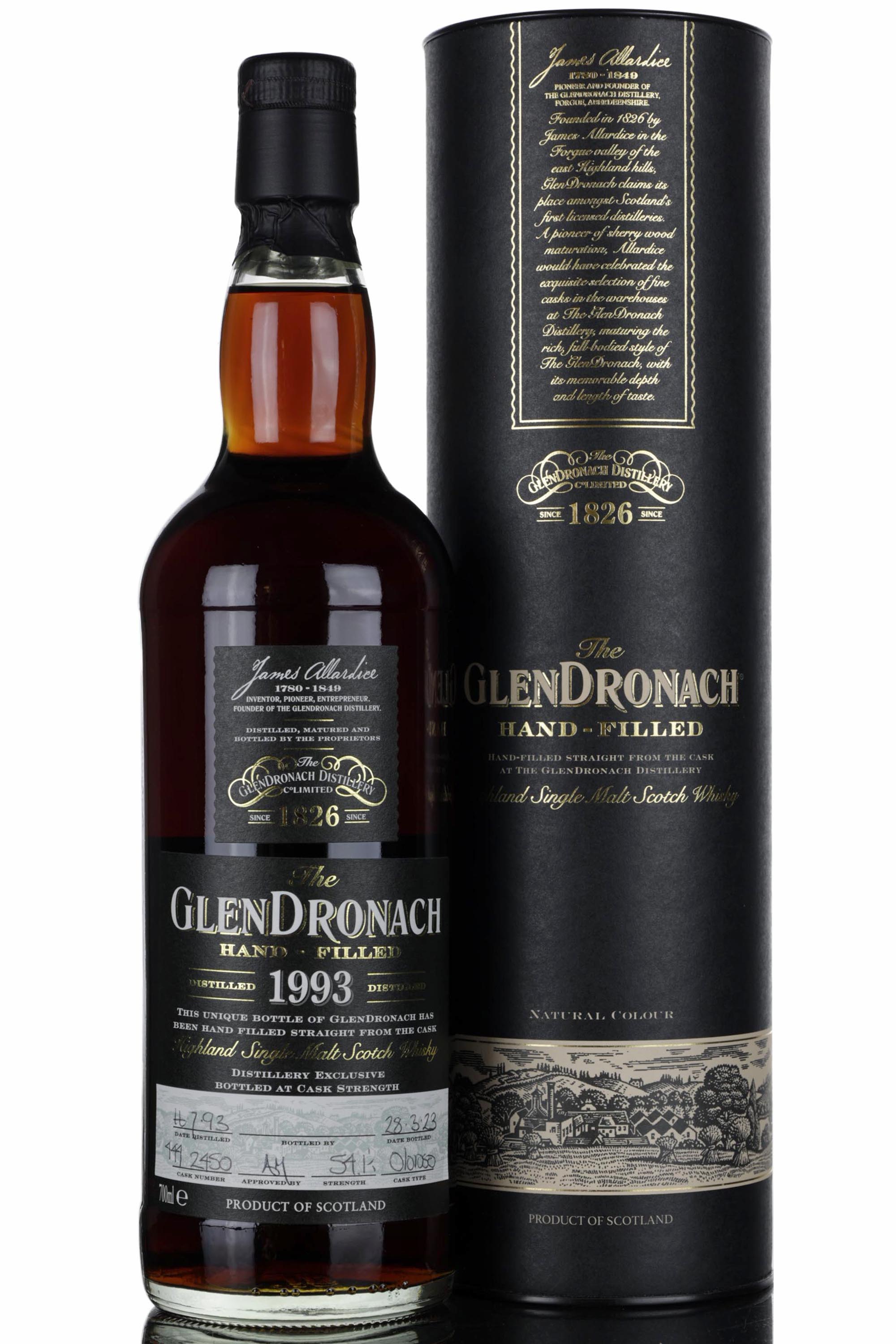 Glendronach 1993-2023 - 29 Year Old - Single Cask 2450 - Hand Filled