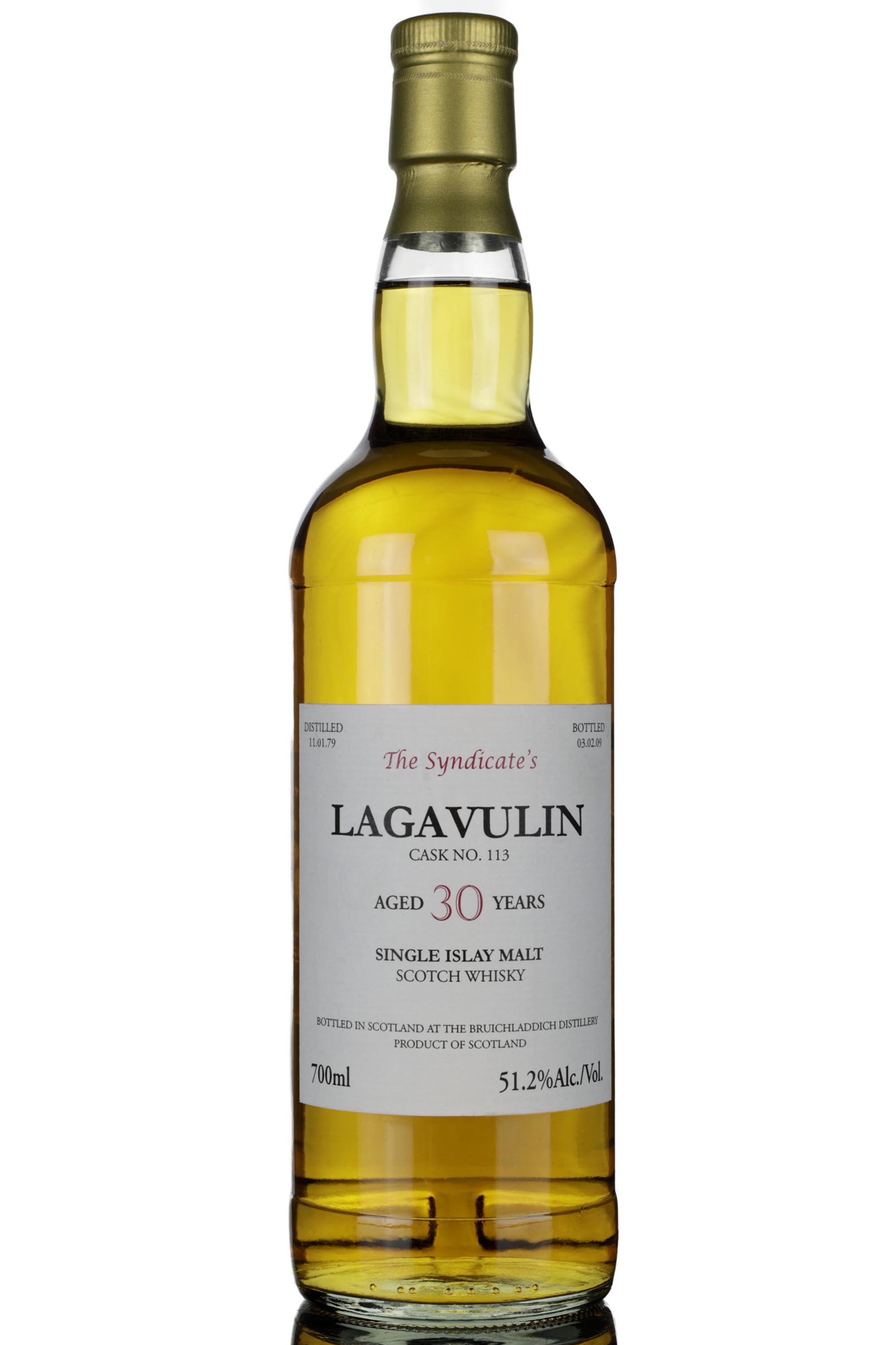 Lagavulin 1979-2009 - 30 Year Old - The Syndicates - Single Cask 113