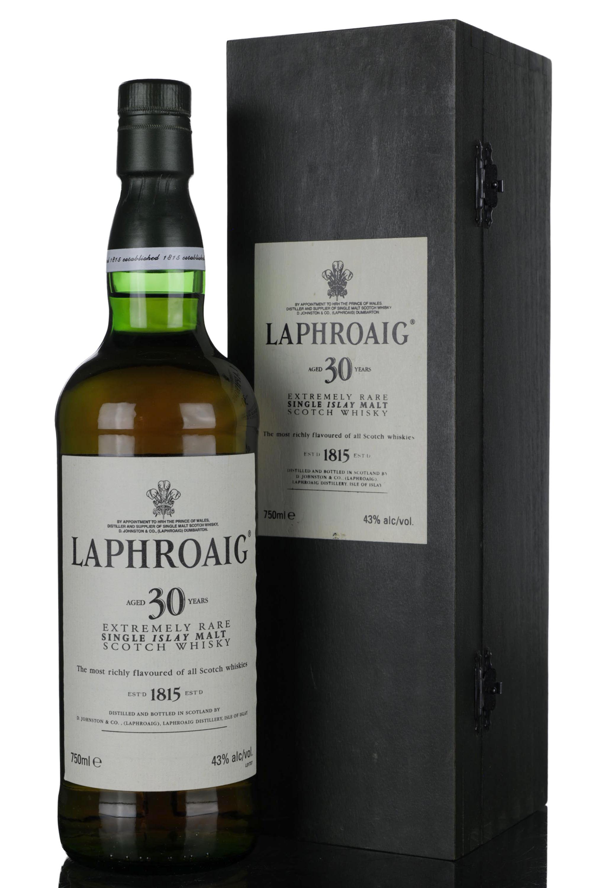 Laphroaig 30 Year Old - Circa 2000